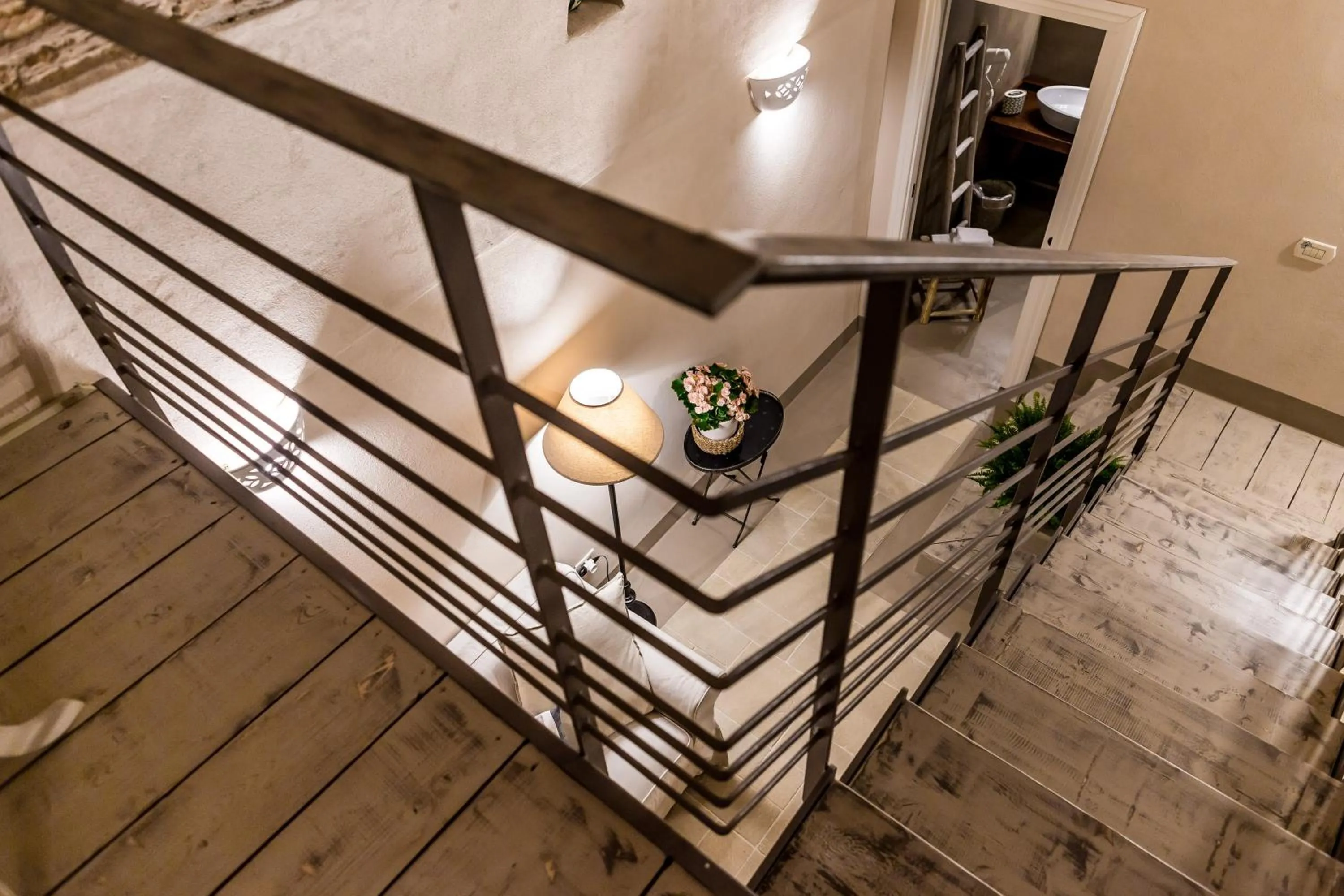 Seating area in Borgo San Gaetano