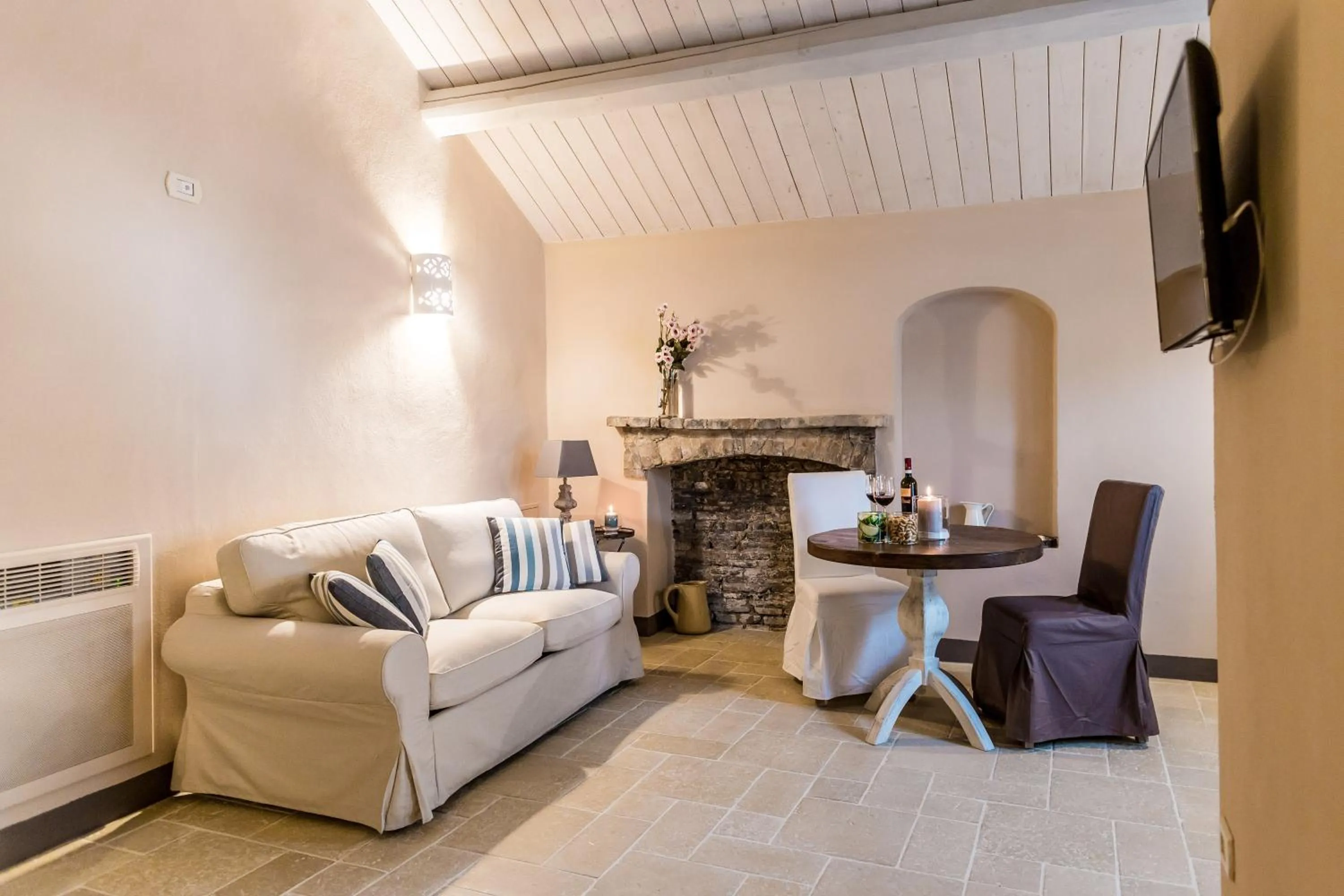 Seating area in Borgo San Gaetano