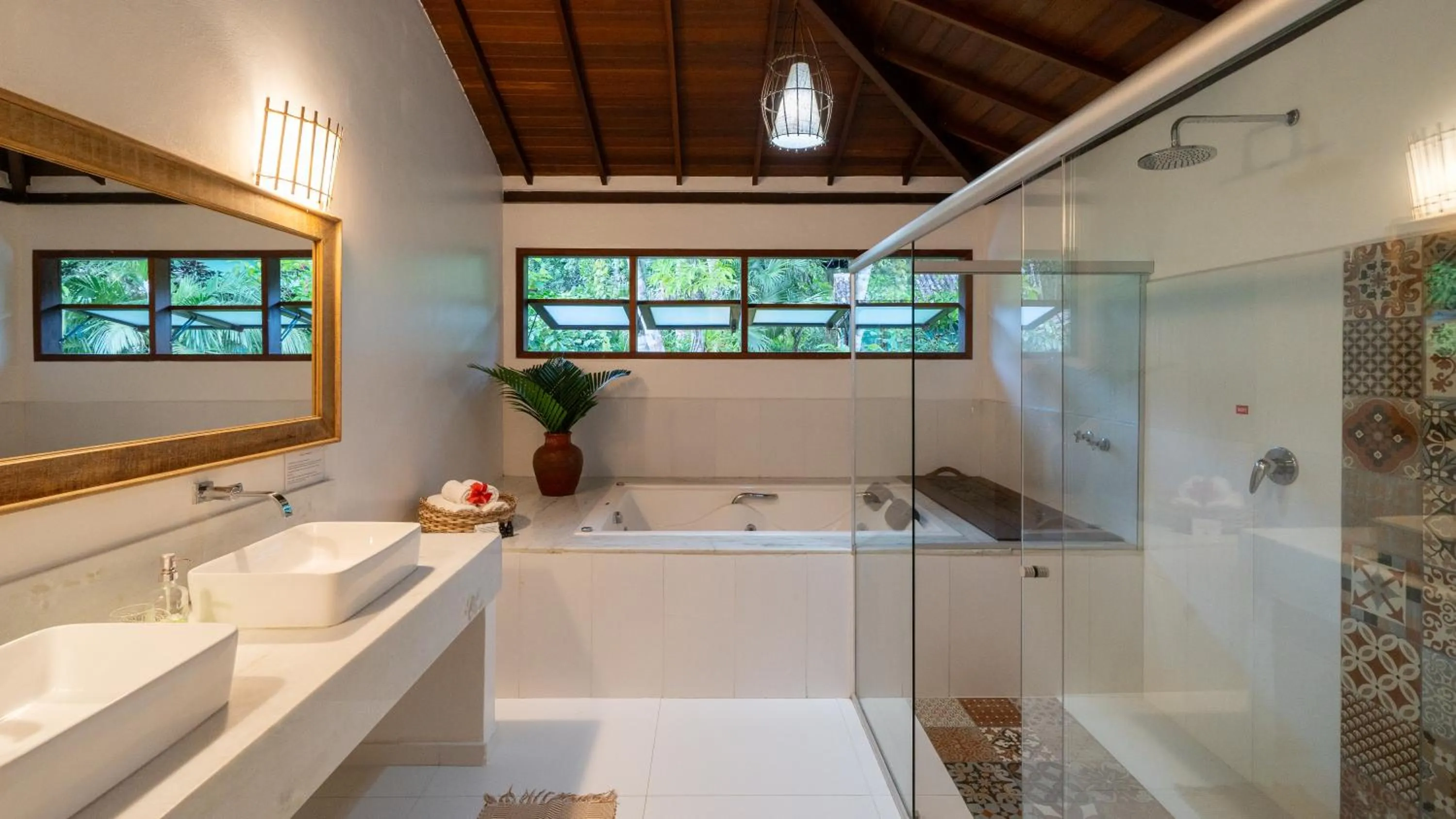 Bathroom in Pousada do Bosque