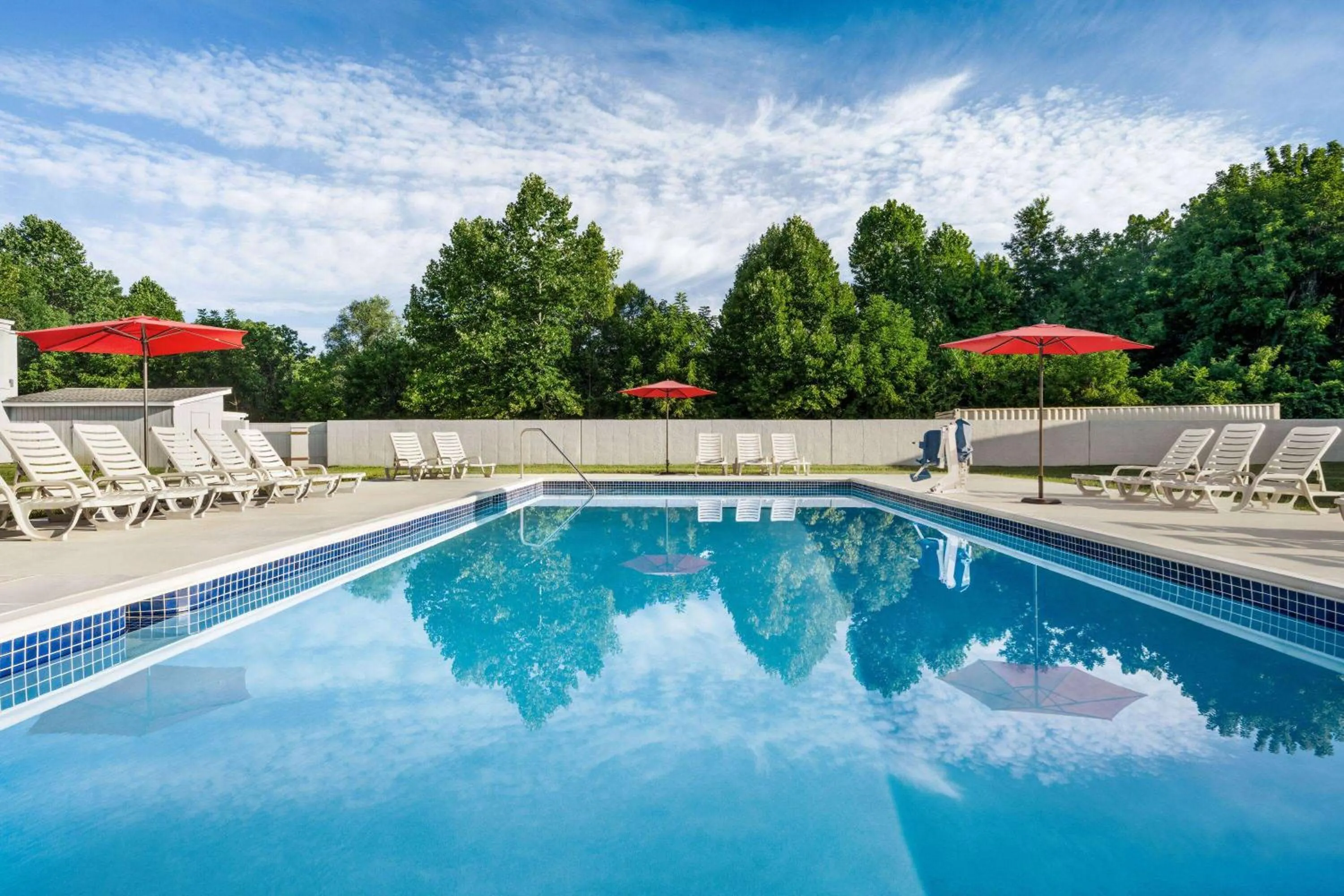 Swimming pool in Ramada by Wyndham Allentown Bethlehem