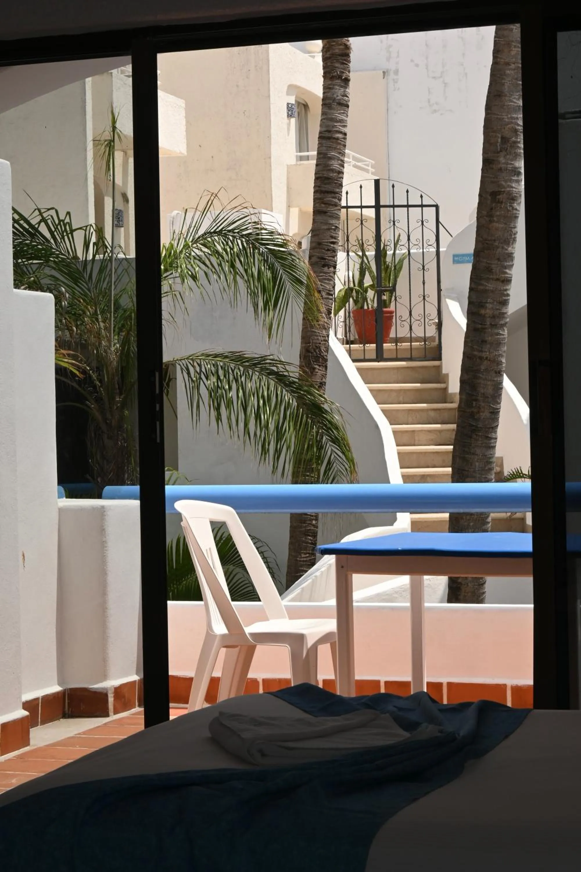 Balcony/Terrace in Pelicano Inn Playa del Carmen - Beachfront Hotel