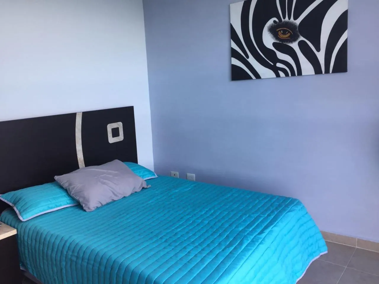 Bedroom, Bed in Departamento en Dream Lagoons Cancun