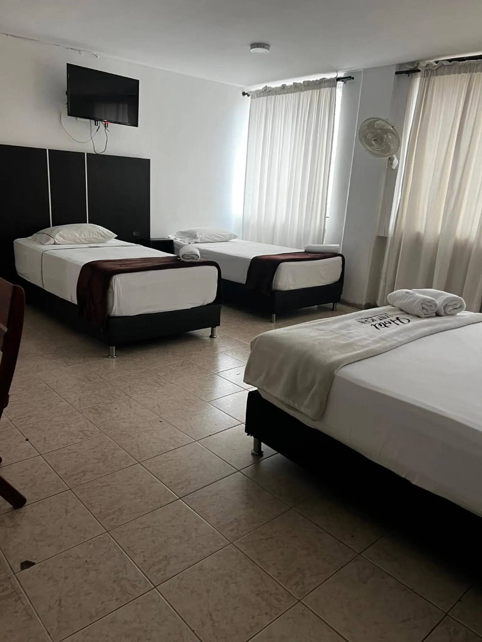 Bed in Hotel Saint John