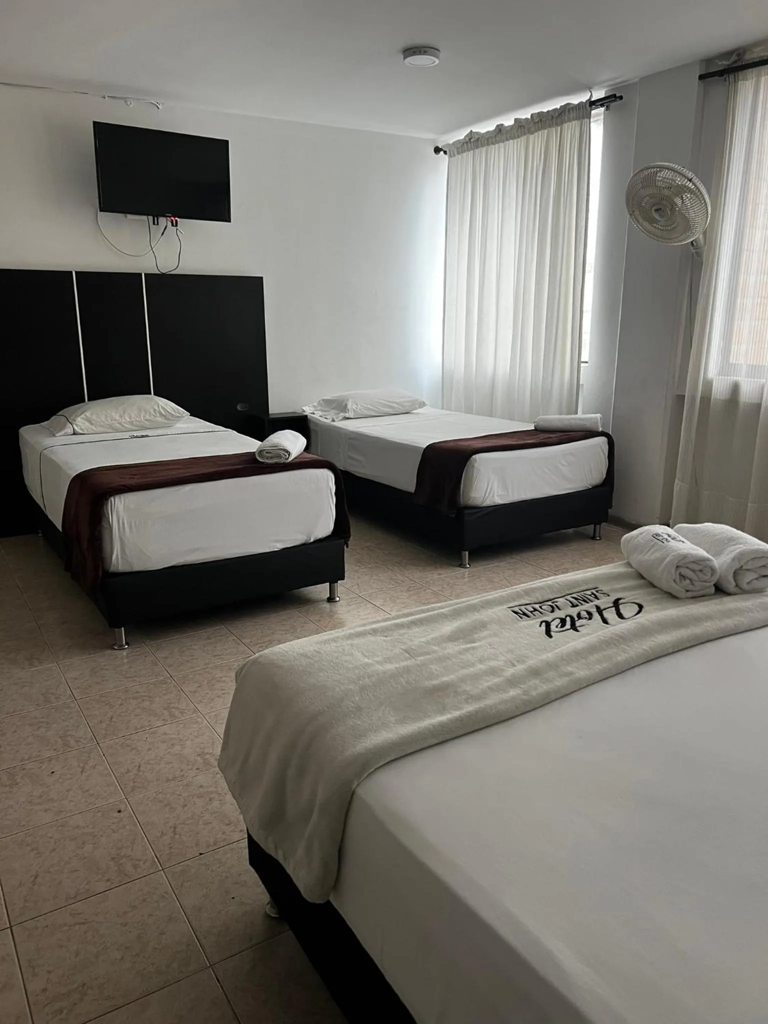 Bed in Hotel Saint John