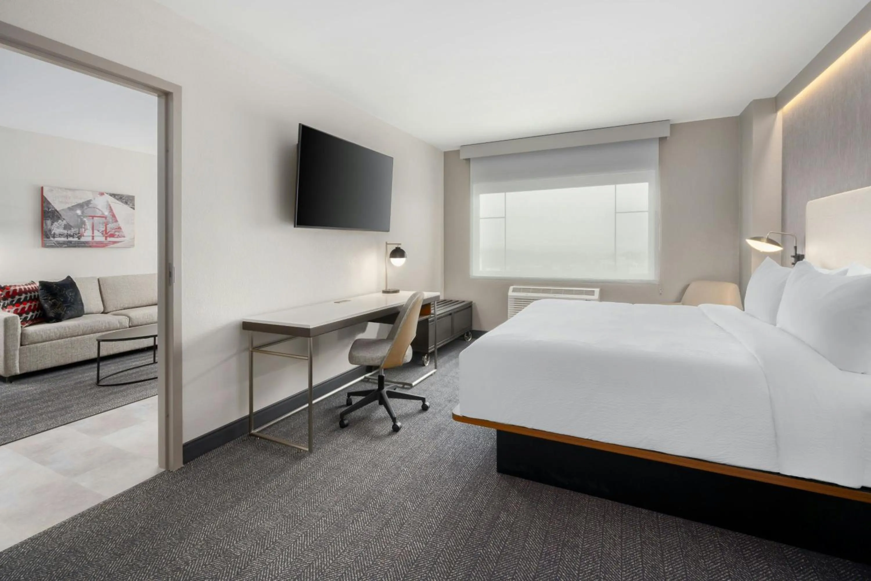 Bedroom, Bed in Courtyard by Marriott Athens Downtown