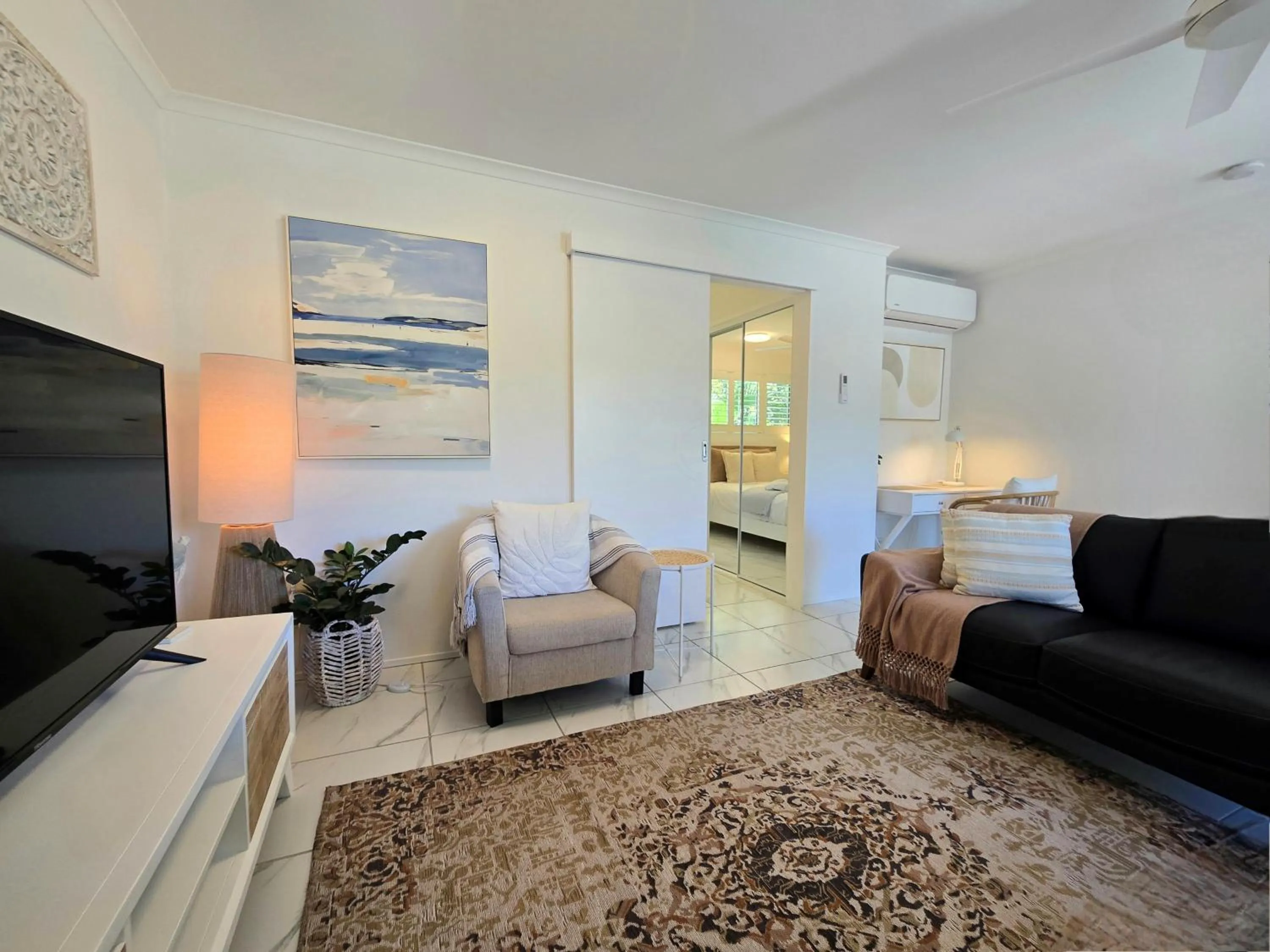 Living room in Noosa River Retreat Holiday Apartments