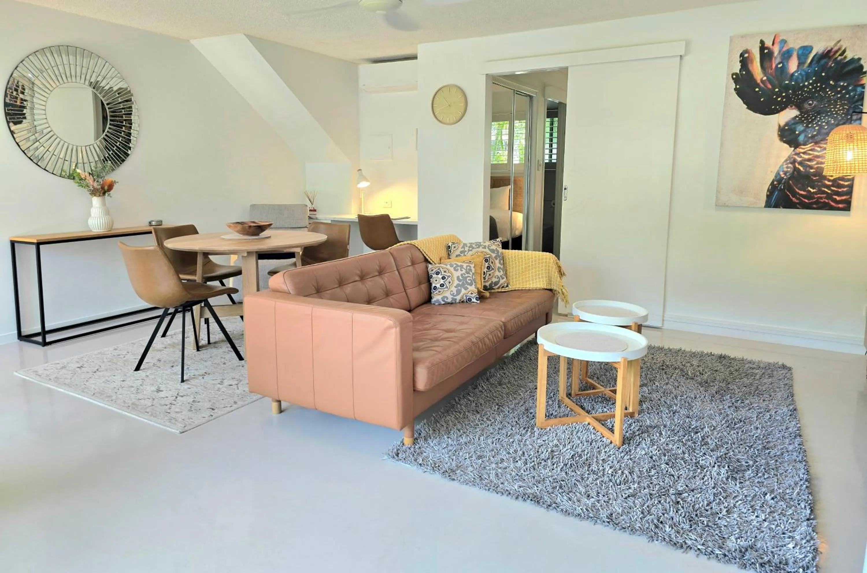 Living room in Noosa River Retreat Holiday Apartments