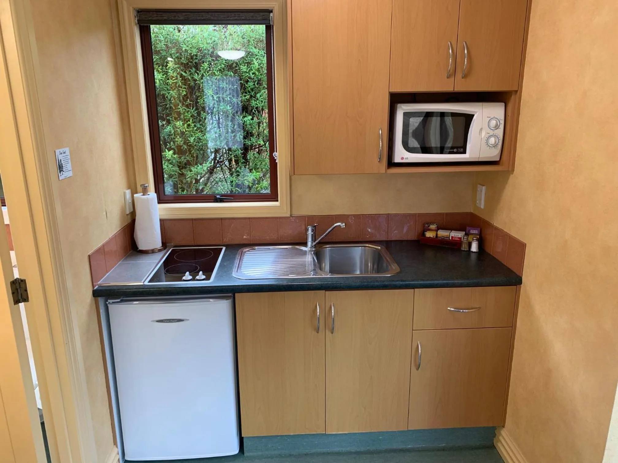 Kitchen or kitchenette in Red Tussock Motel