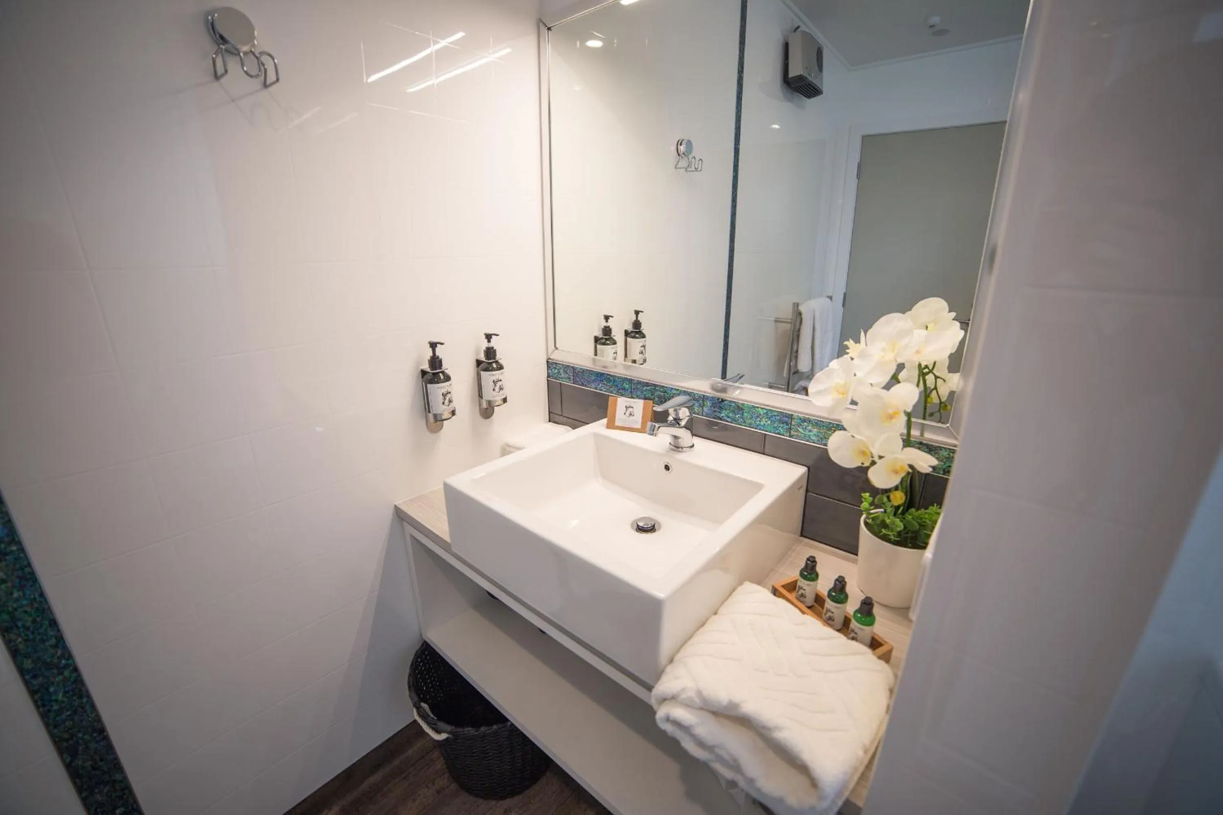 Bathroom in Red Tussock Motel