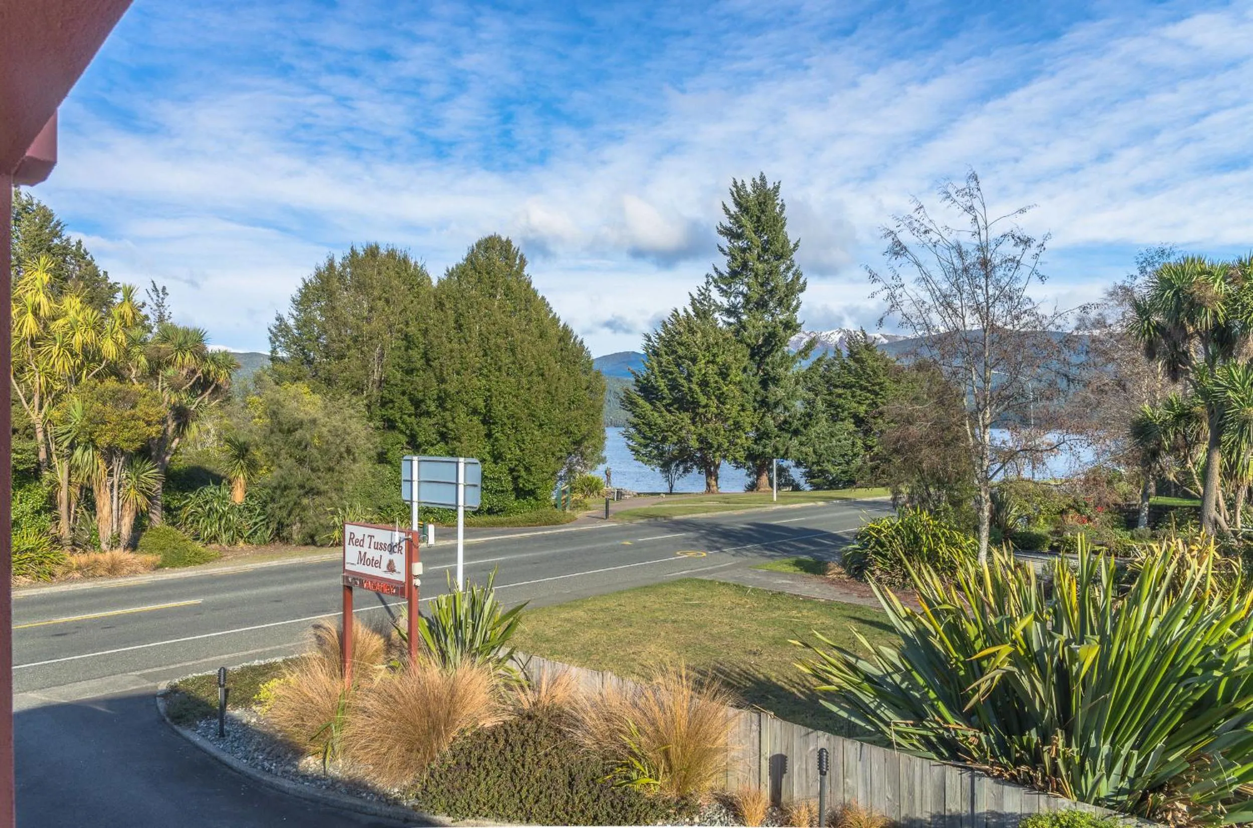 Facade/entrance in Red Tussock Motel