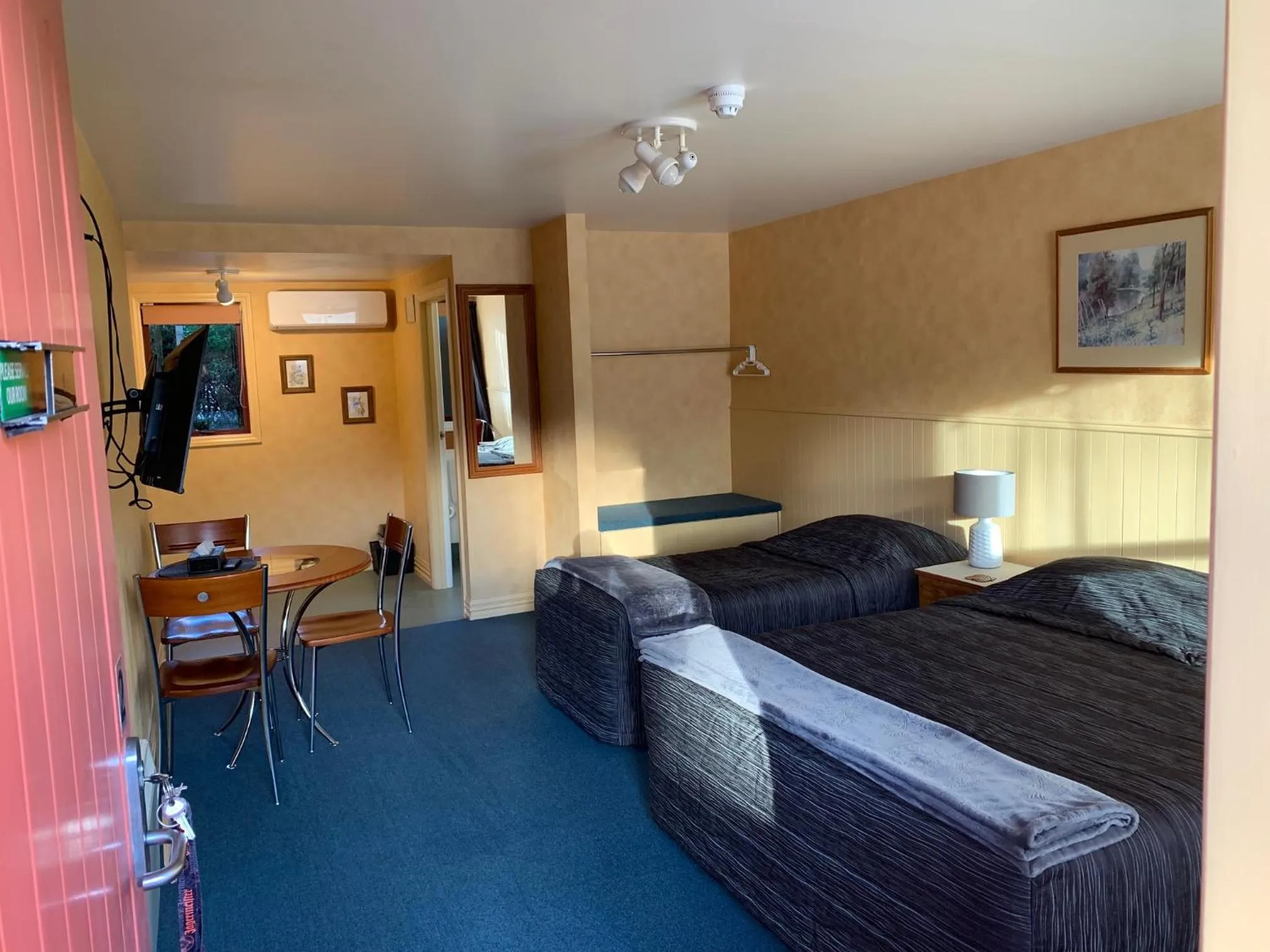 Bed in Red Tussock Motel