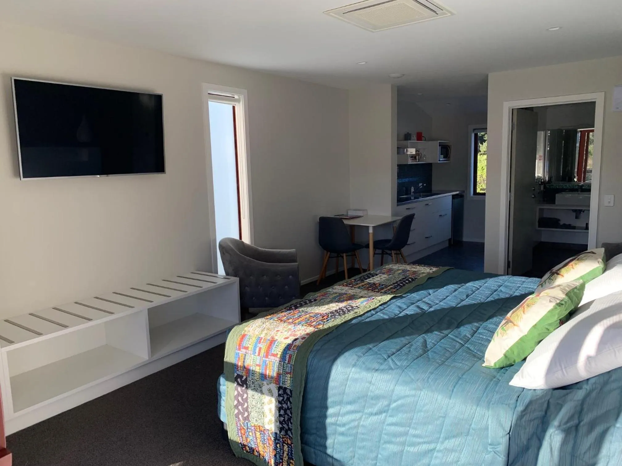 Bed in Red Tussock Motel
