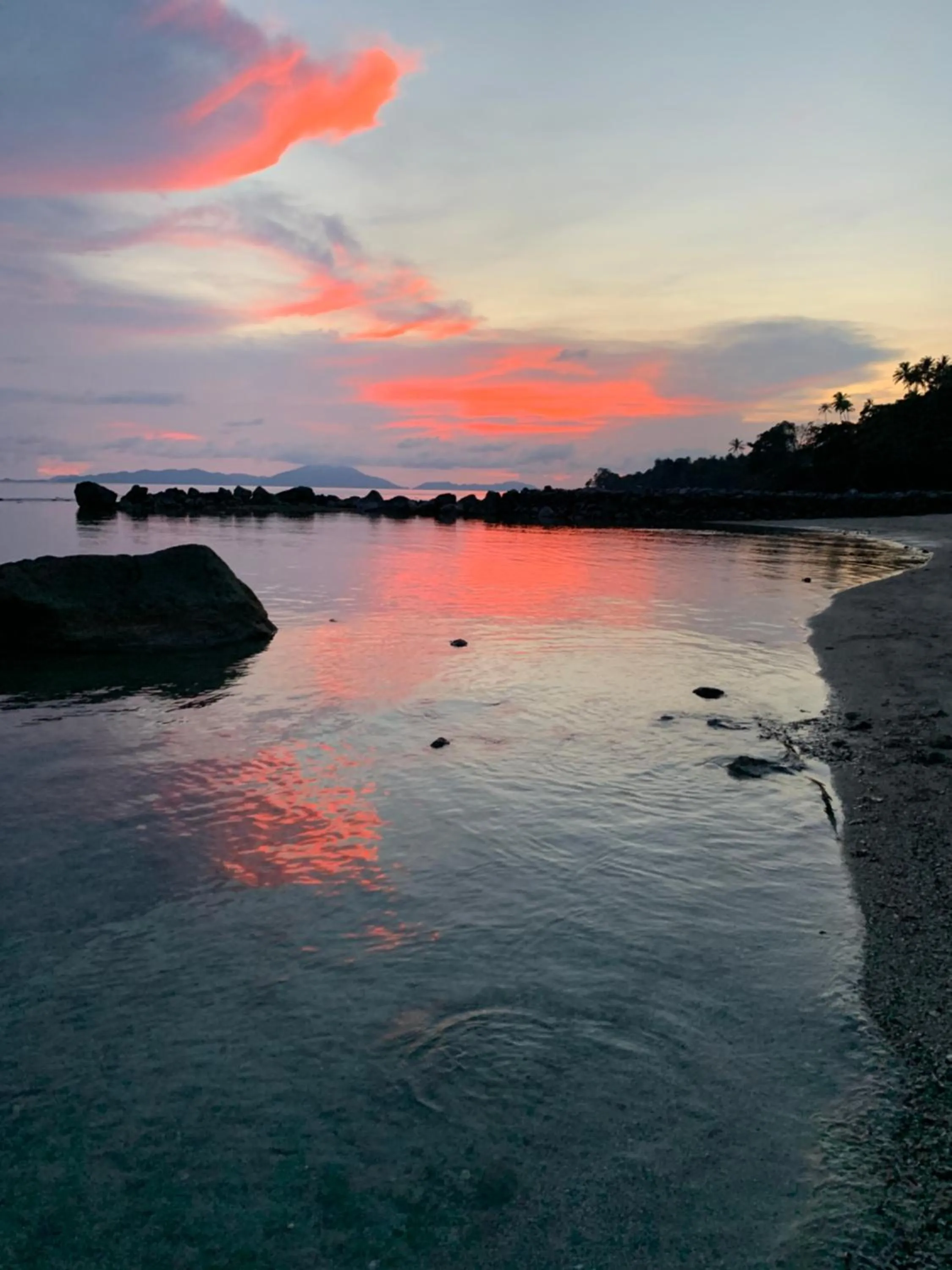 Natural landscape in Pulau Weh Paradise
