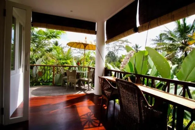 Balcony/Terrace in Sebatu Sanctuary Eco-resort