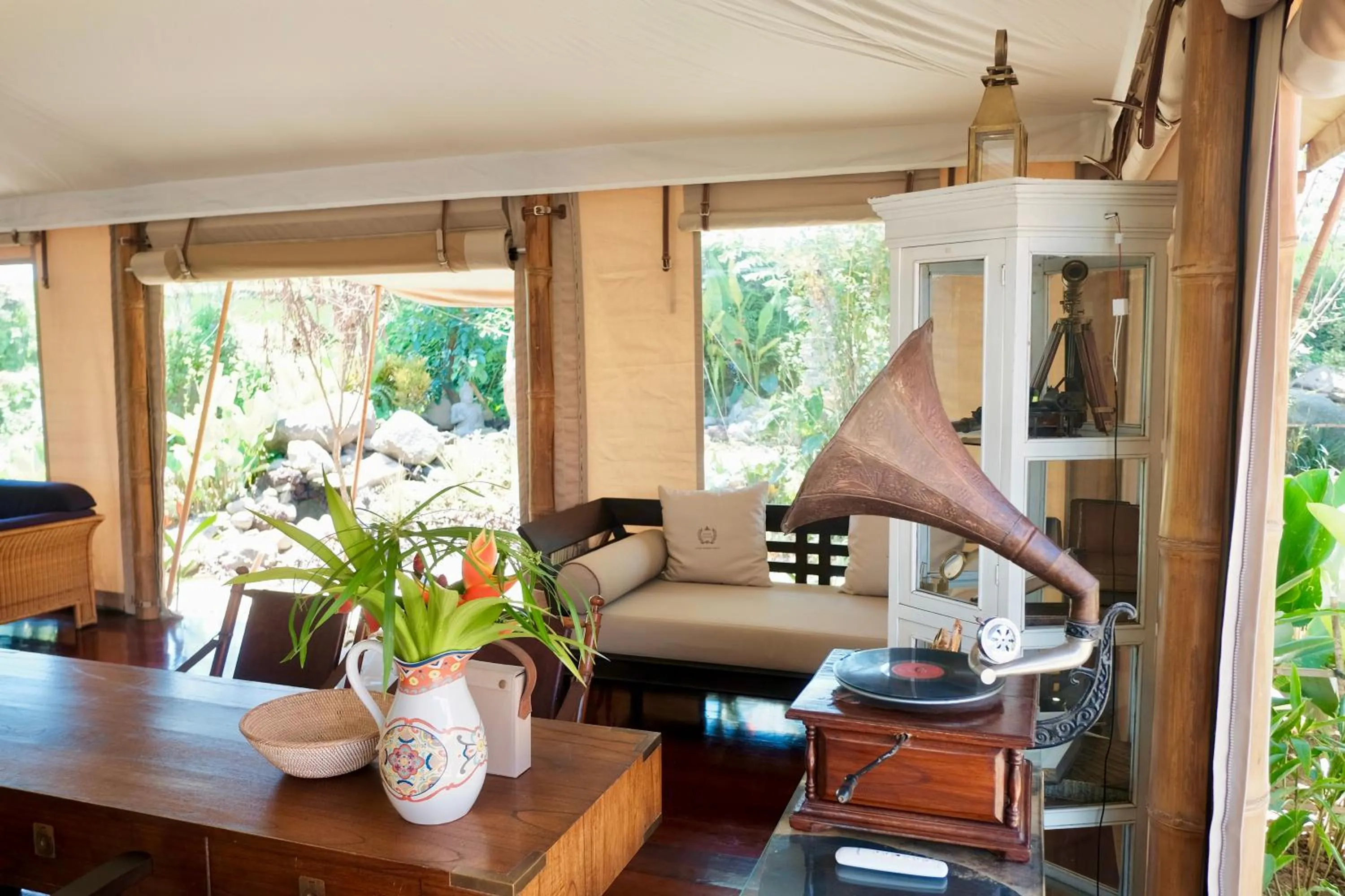 Lobby or reception in Sebatu Sanctuary Eco-resort