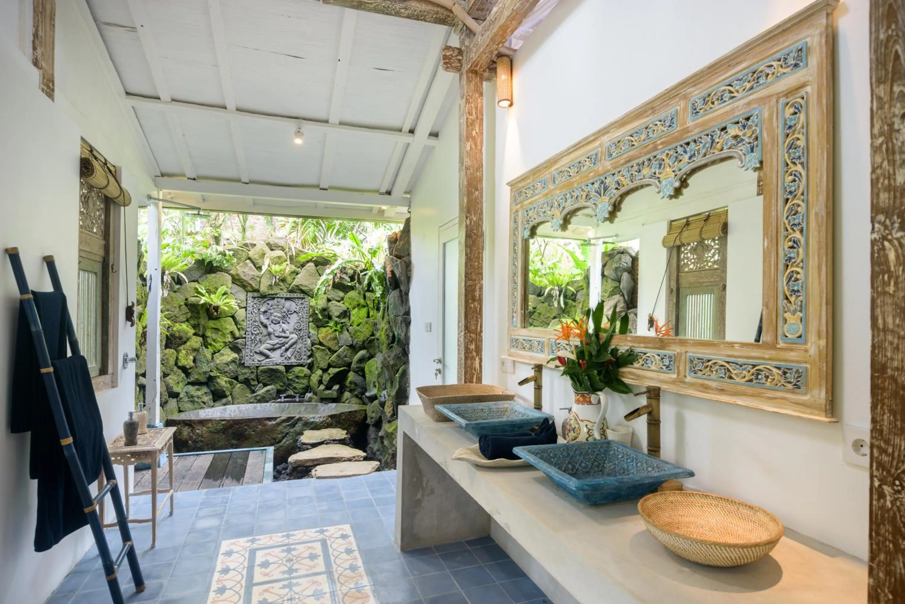 Bathroom in Sebatu Sanctuary Eco-resort