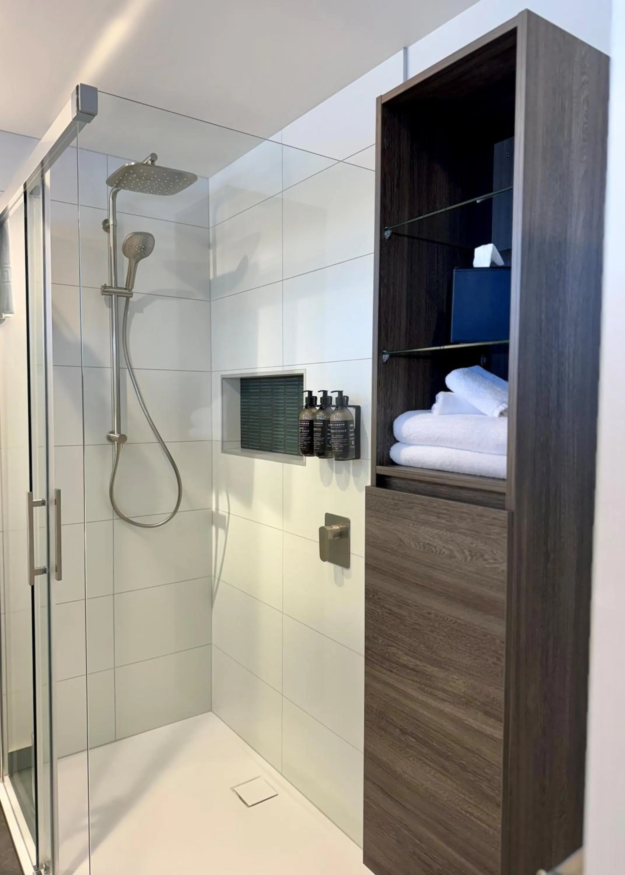 Shower in Homestead Villa Motel