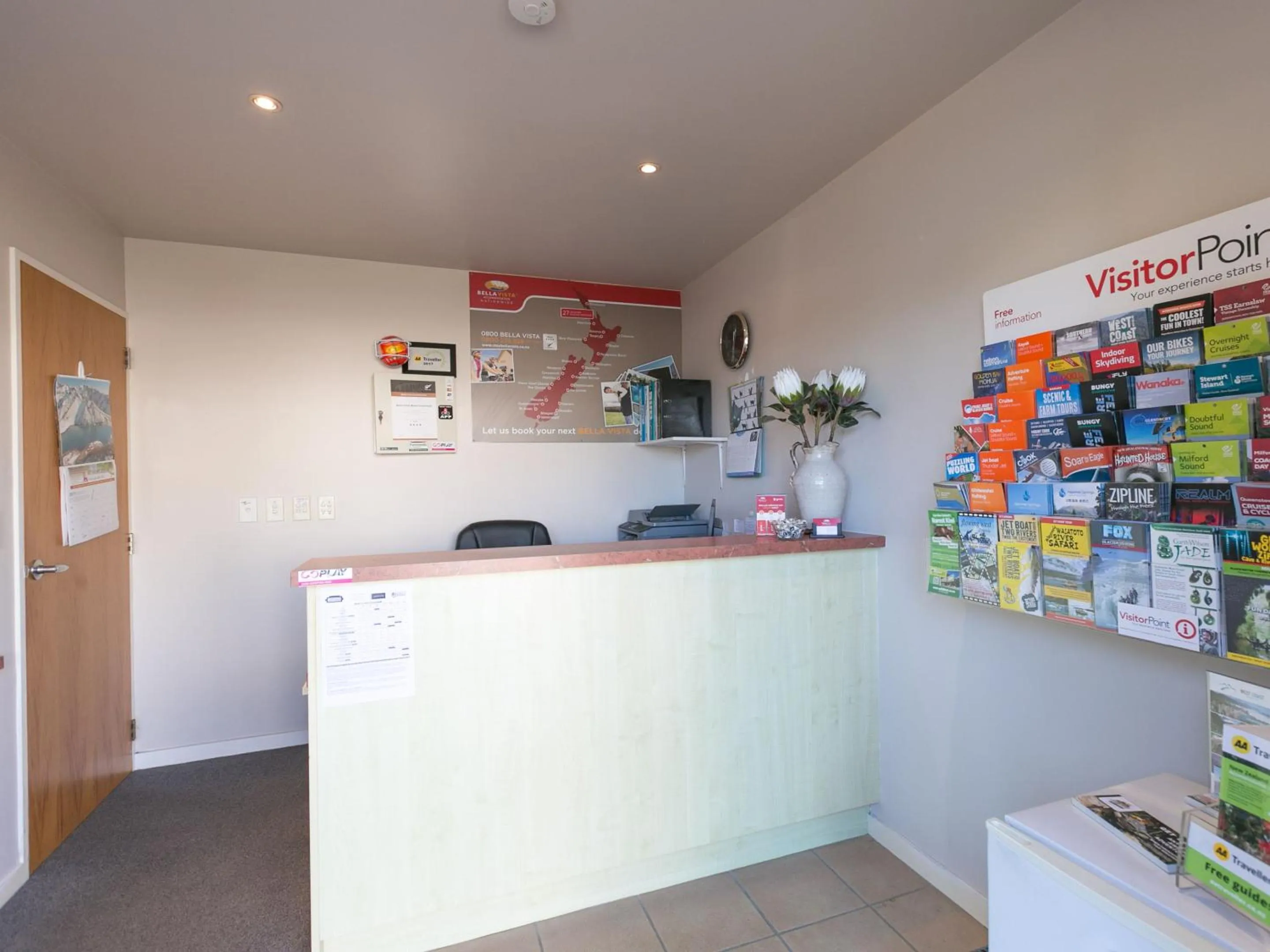 Lobby or reception in Bella Vista Motel Greymouth