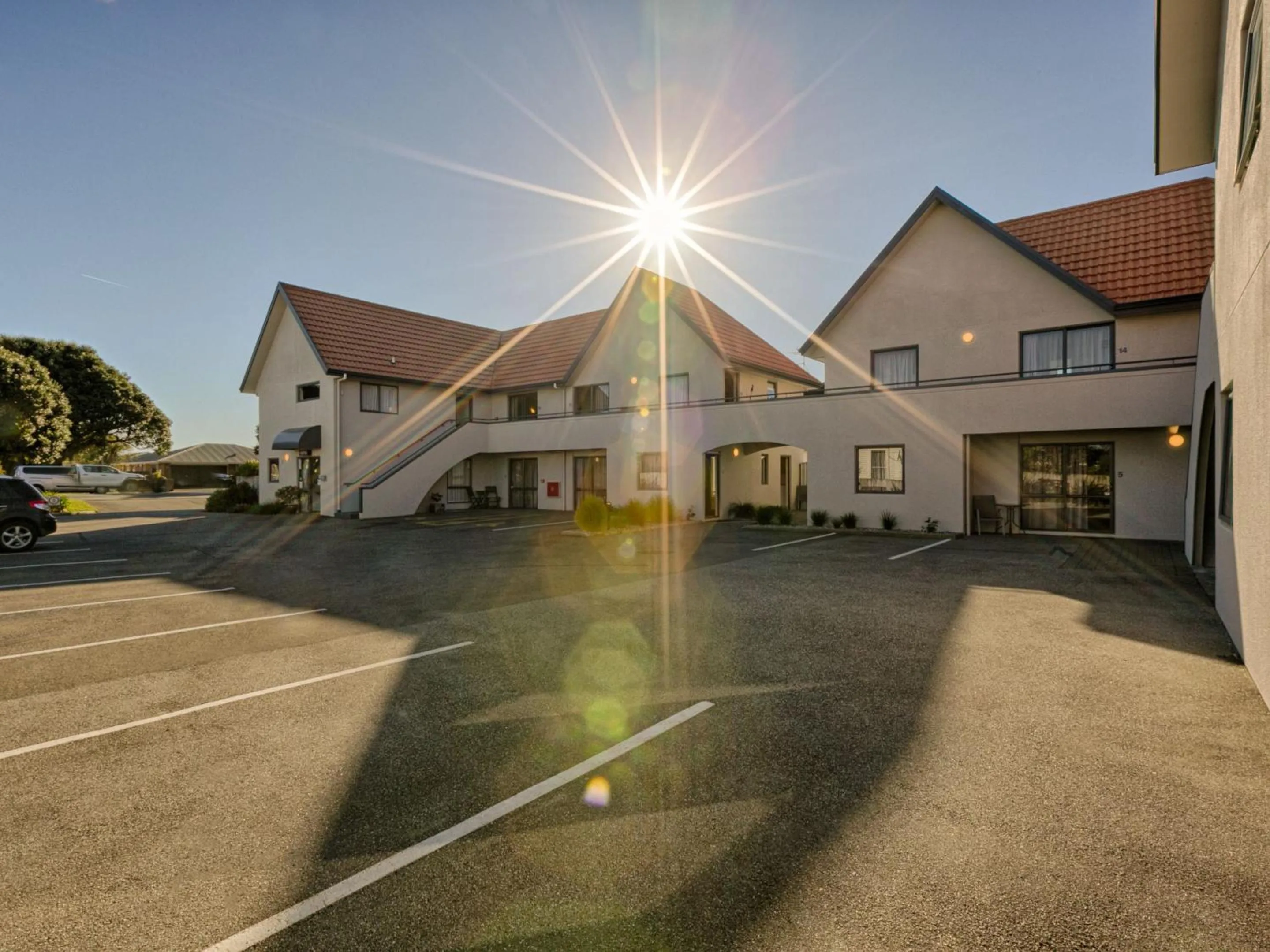 Property building in Bella Vista Motel Greymouth