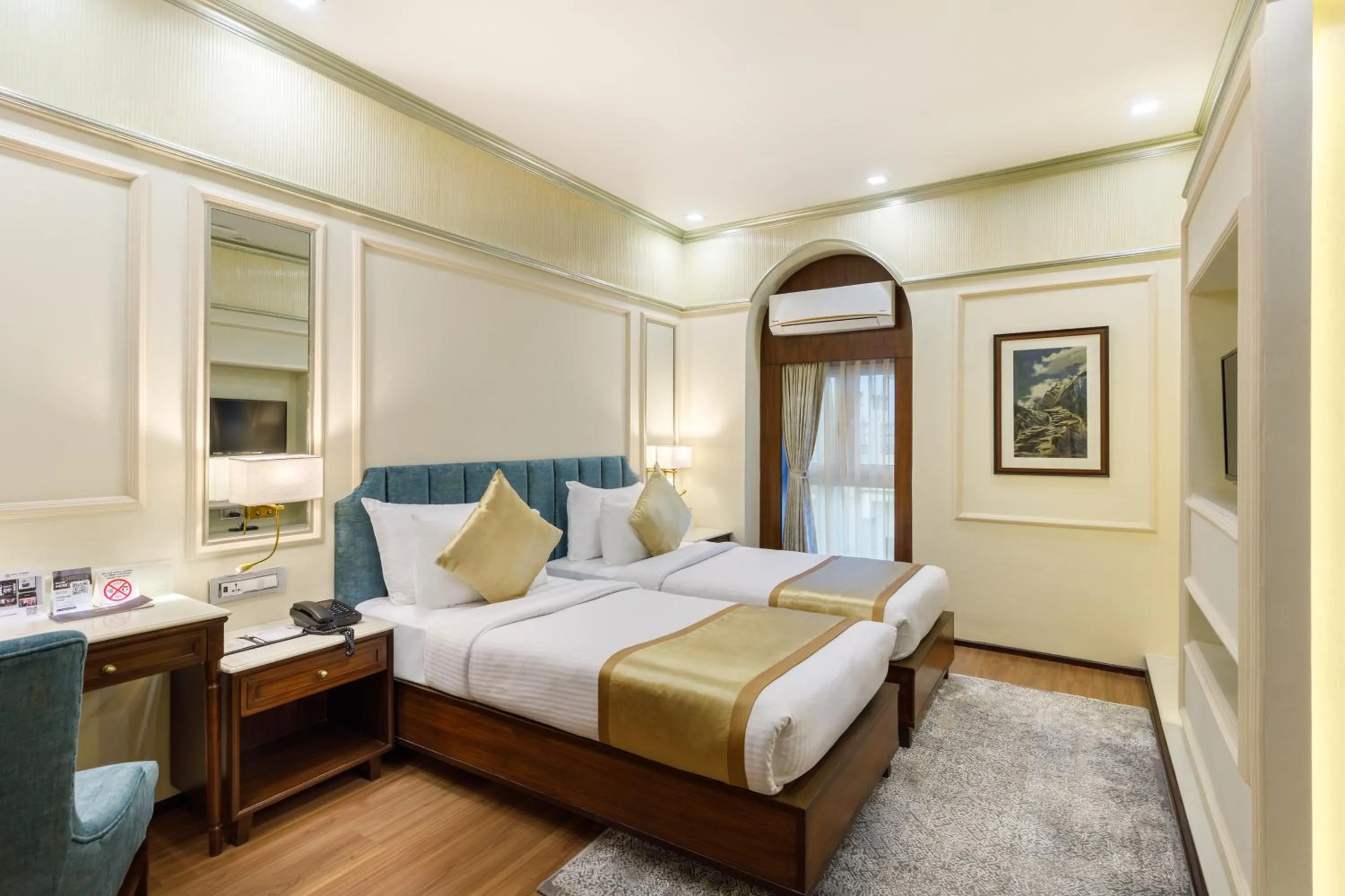 Bedroom, Bed in Hotel Shanker-Palatial Heritage Kathmandu