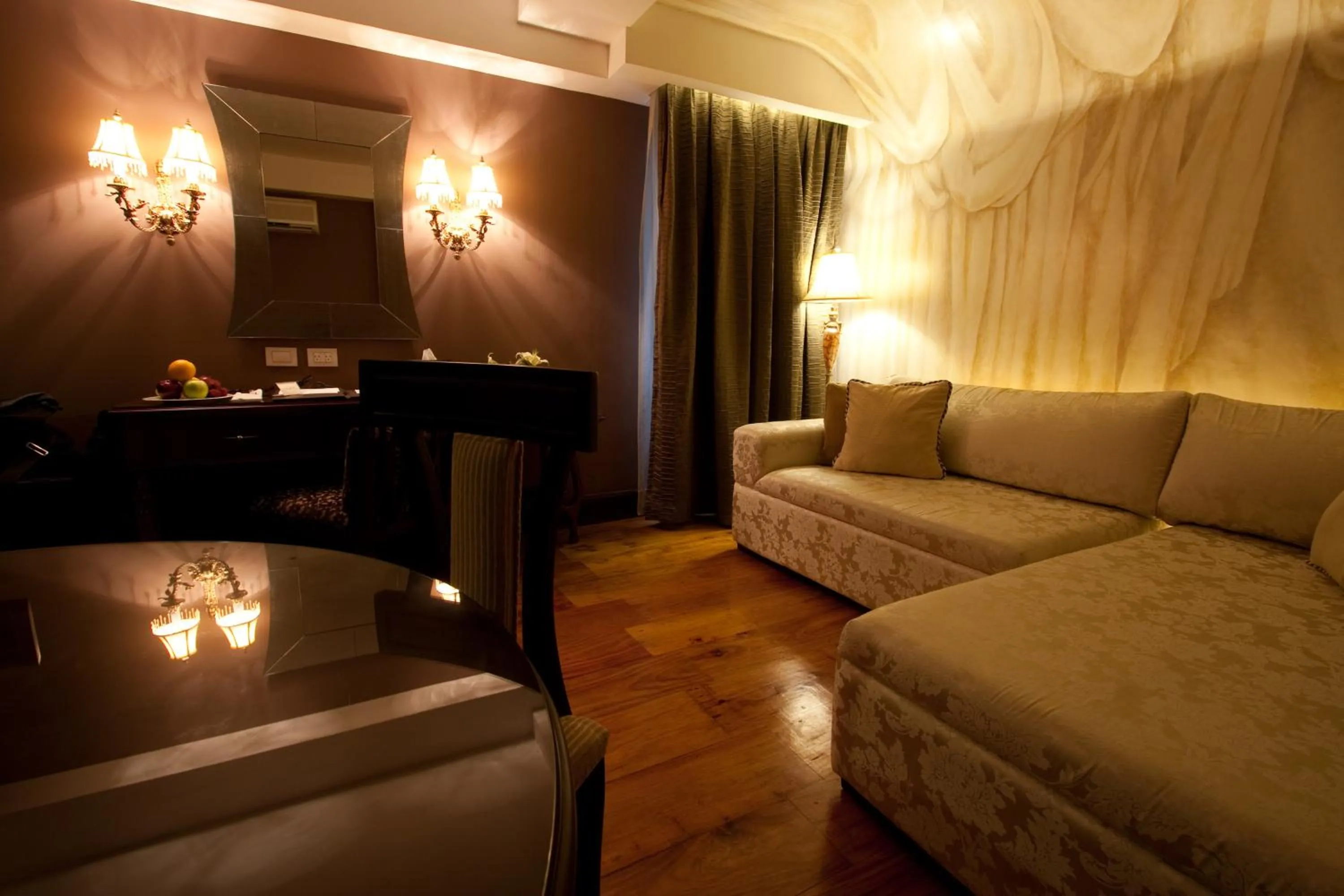 Living room in Hotel Celeste Makati