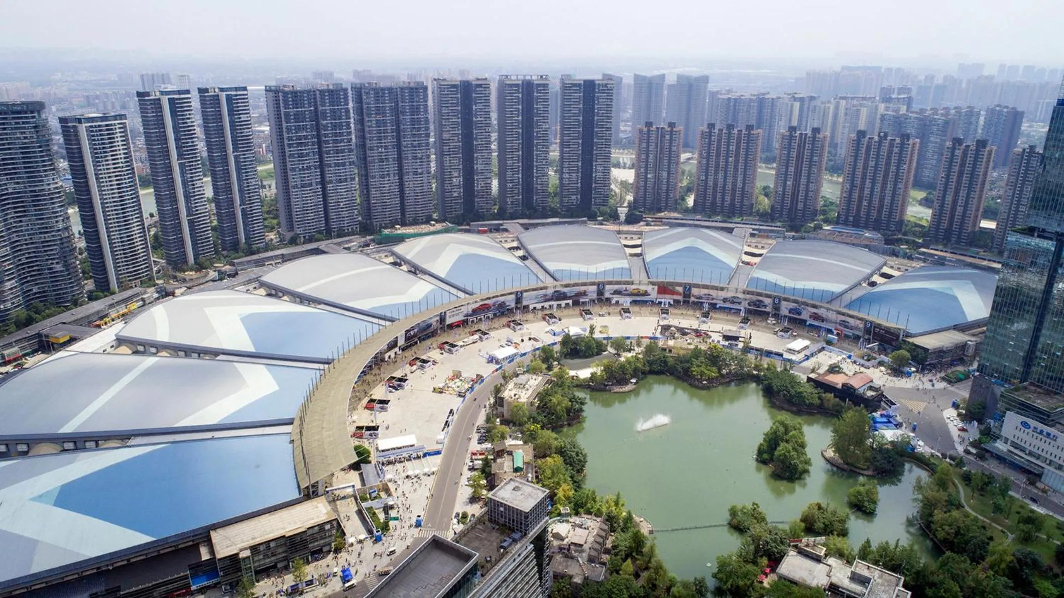 Nearby landmark in Holiday Inn Chengdu Century City-WestTower