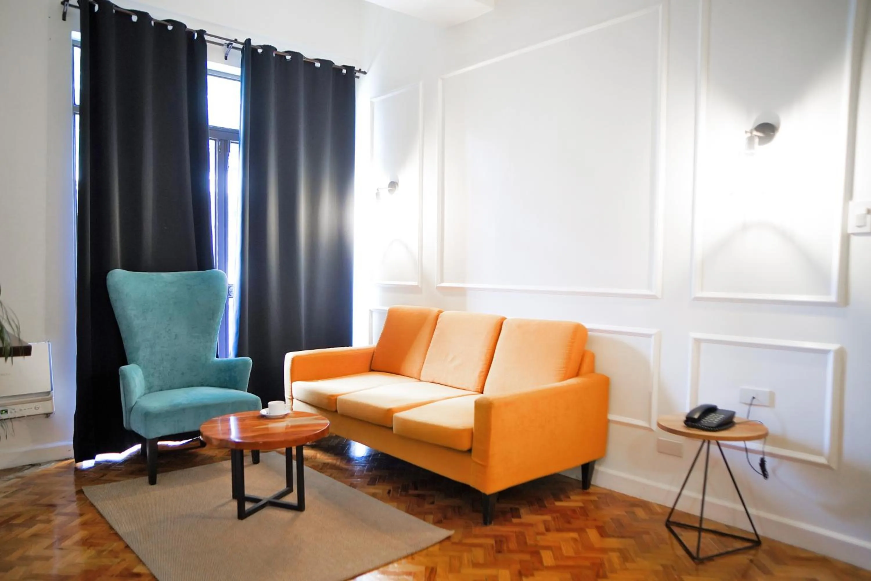 Living room in Parque España Residence Hotel