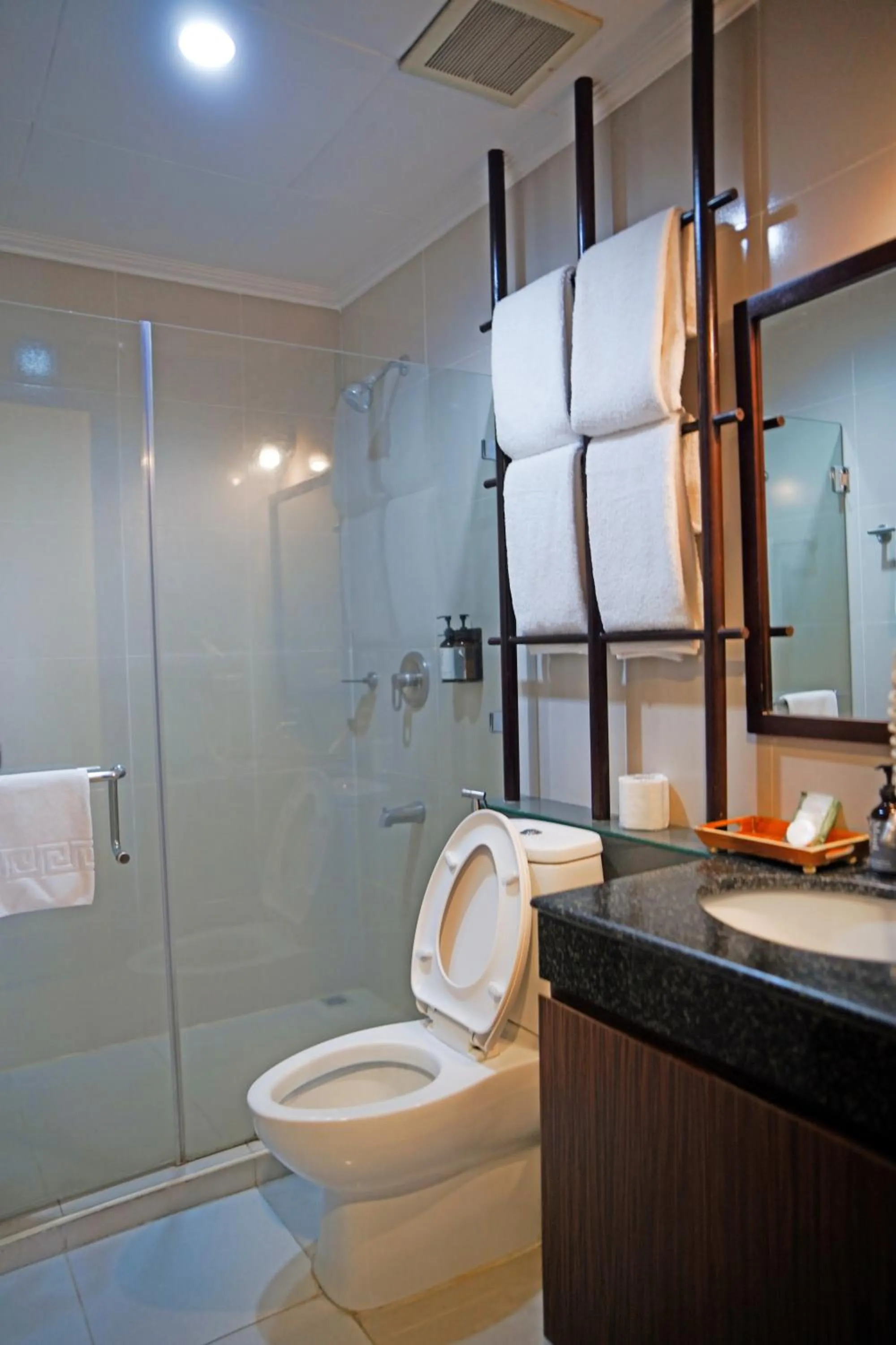 Shower in Parque España Residence Hotel