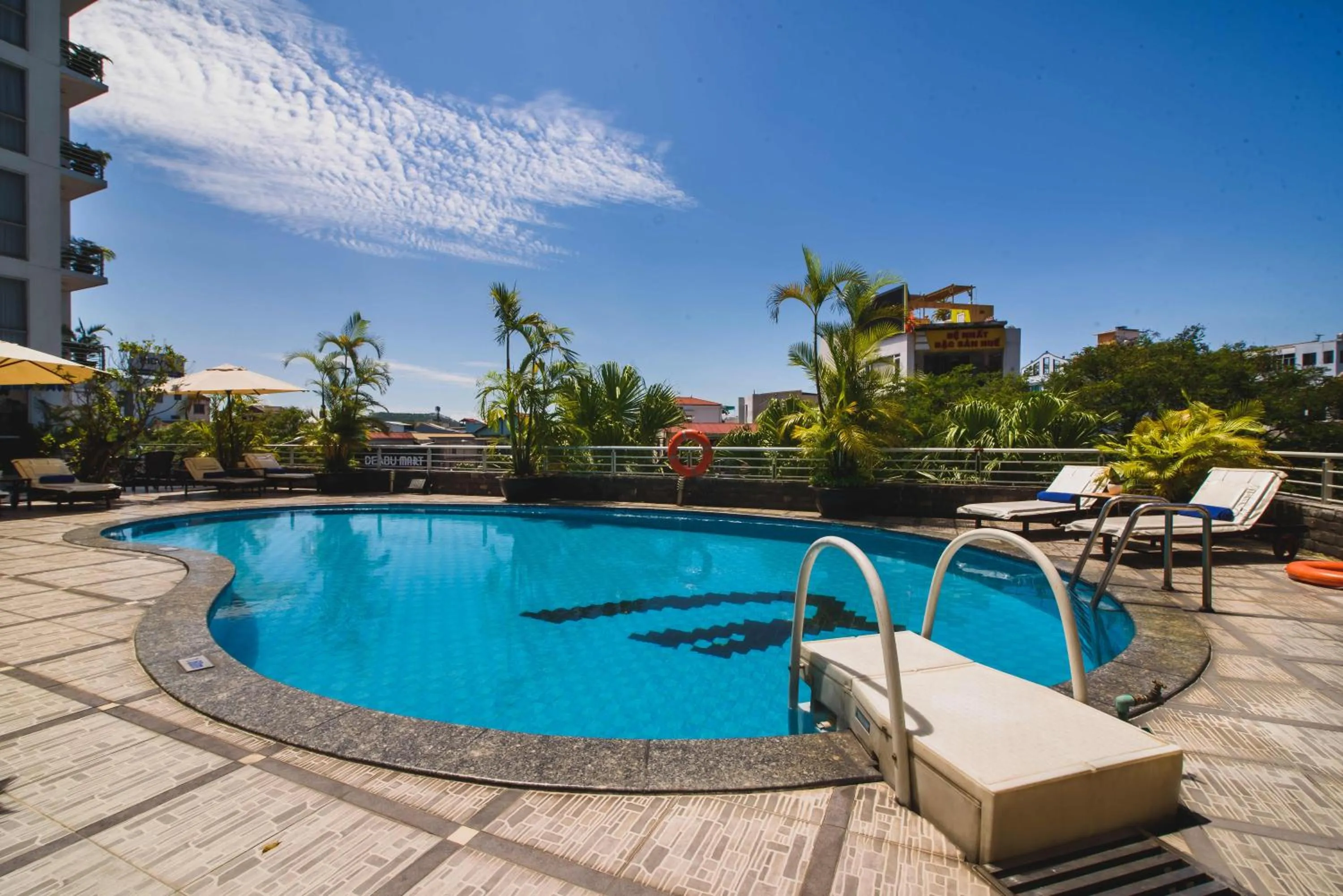 Pool view in Mondial Hotel Hue