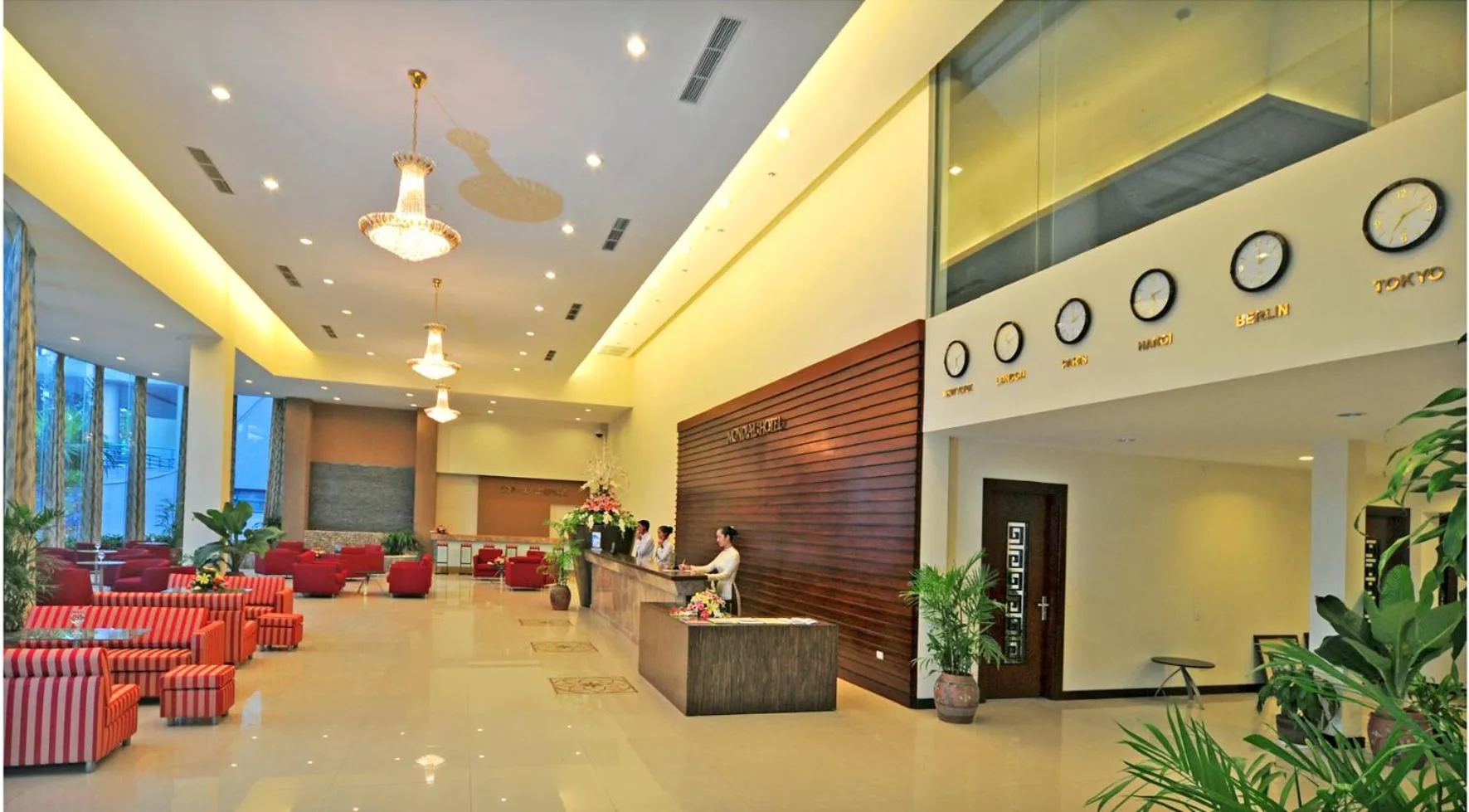 Lobby or reception in Mondial Hotel Hue
