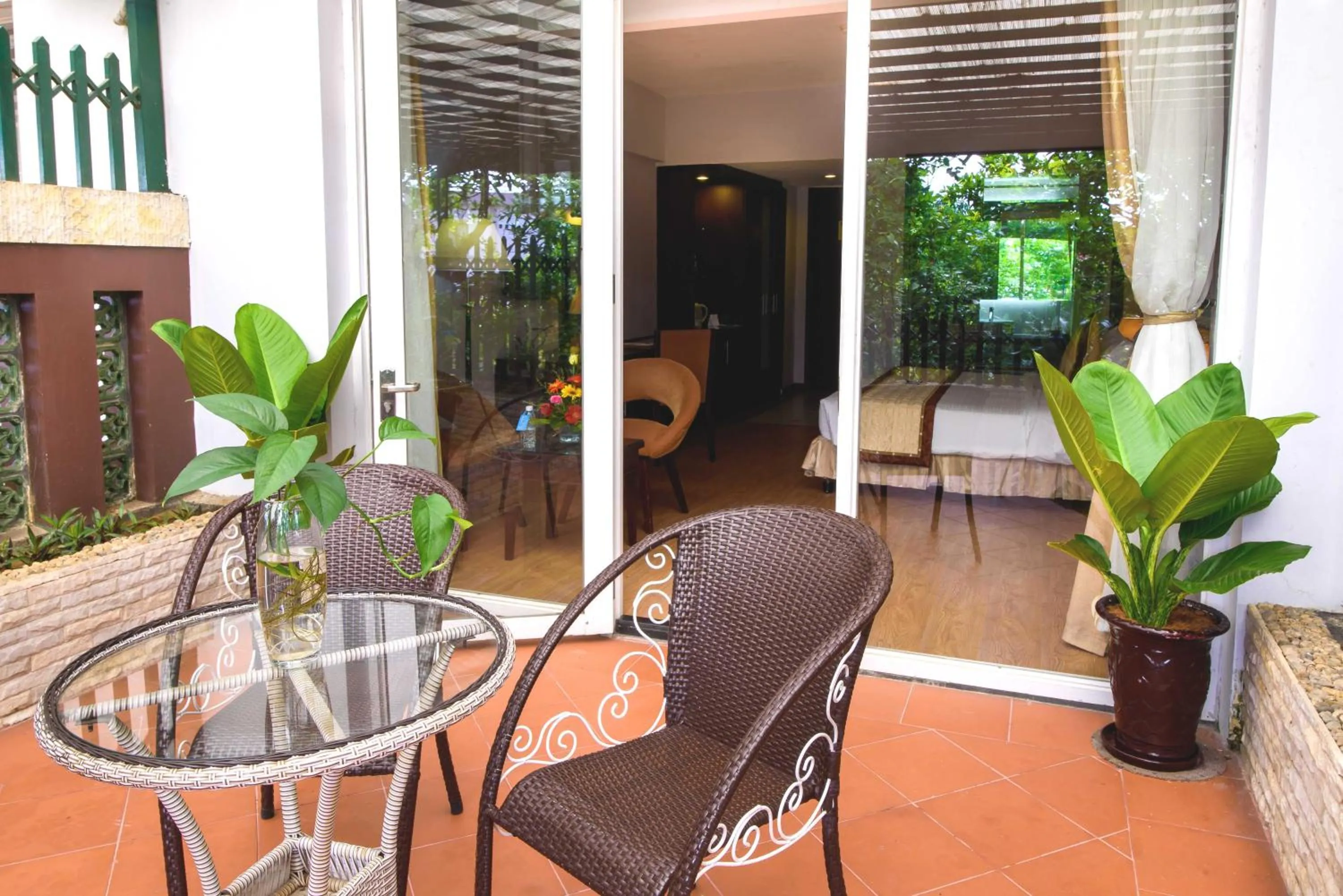 Balcony/Terrace in Mondial Hotel Hue
