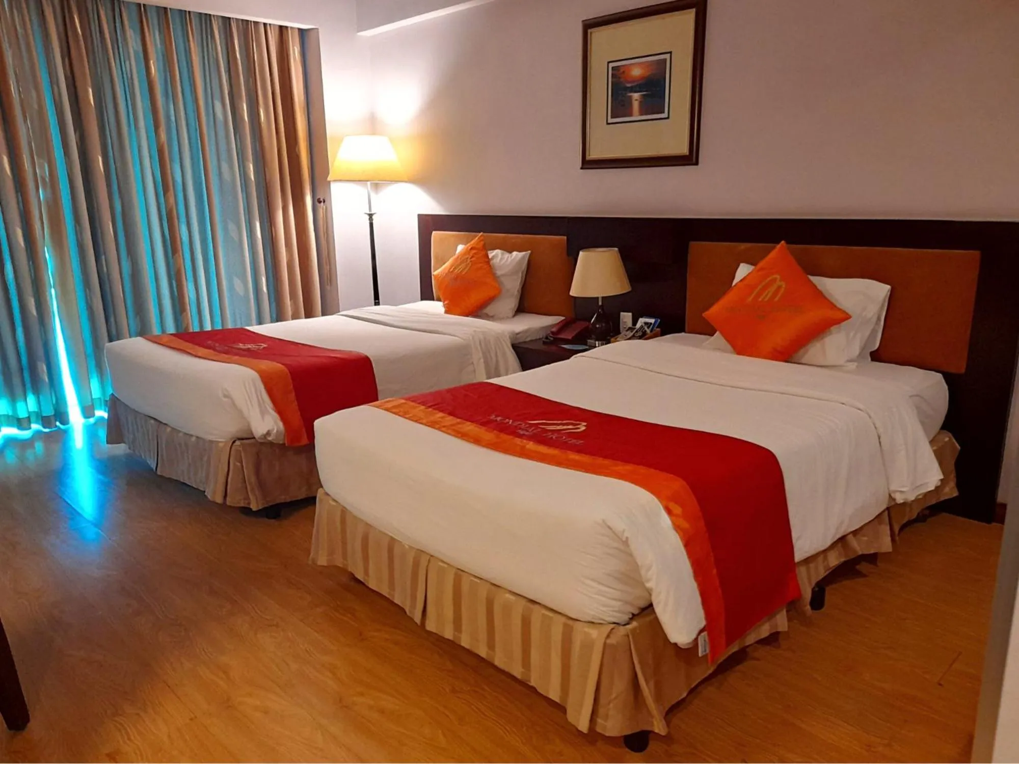 Bedroom, Bed in Mondial Hotel Hue