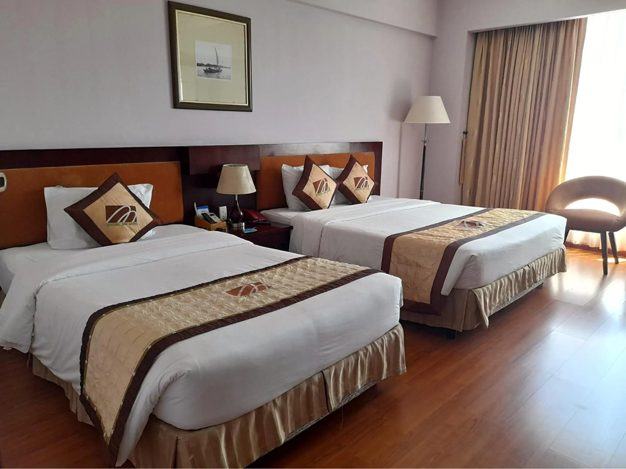 Bed in Mondial Hotel Hue