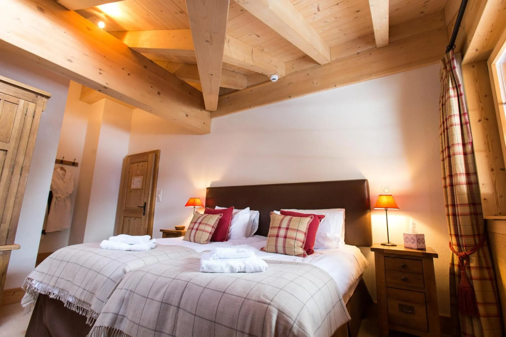 Bed in Mountain Lodge, Les Crosets