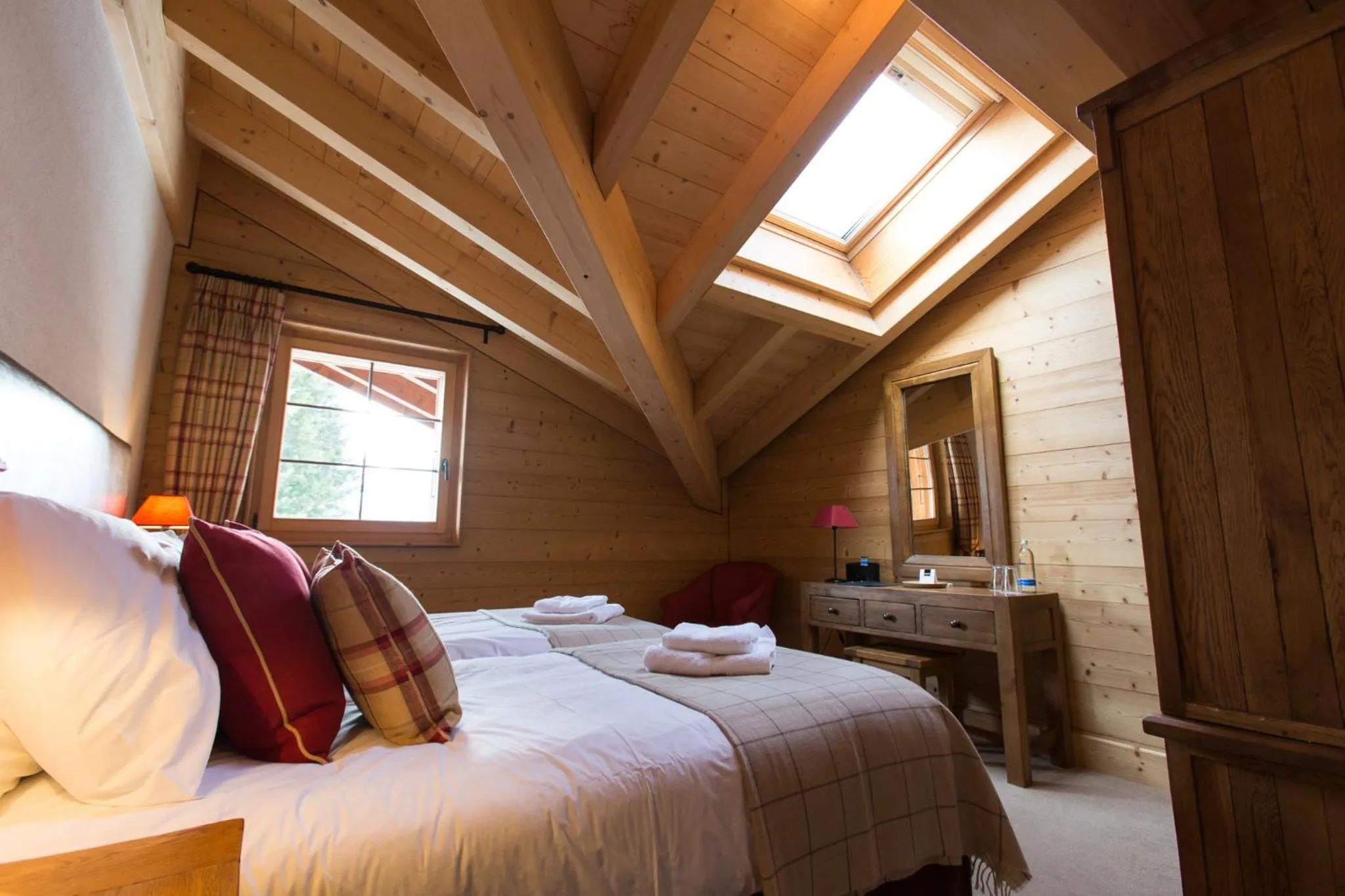 Bed in Mountain Lodge, Les Crosets