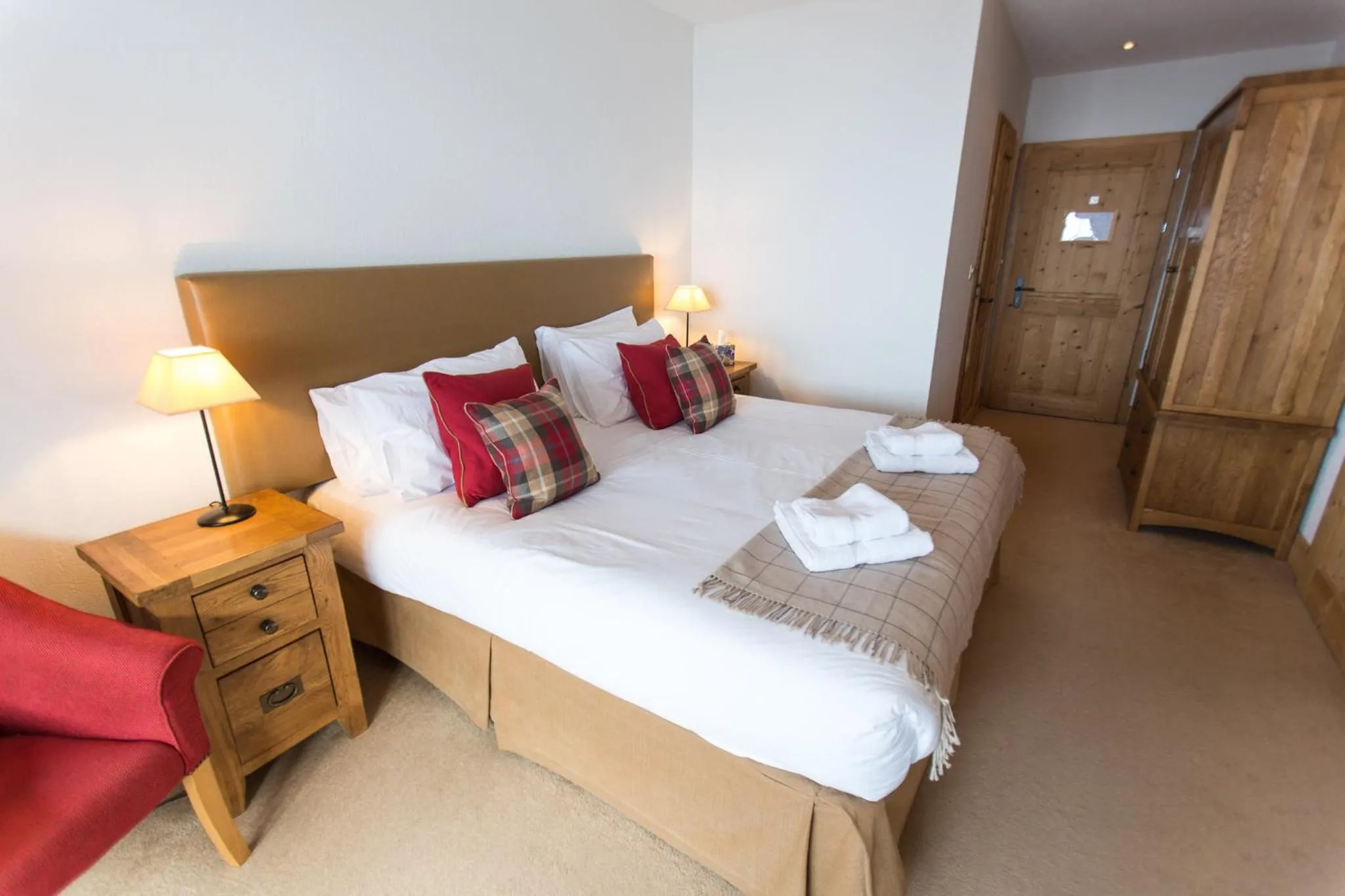 Bed in Mountain Lodge, Les Crosets