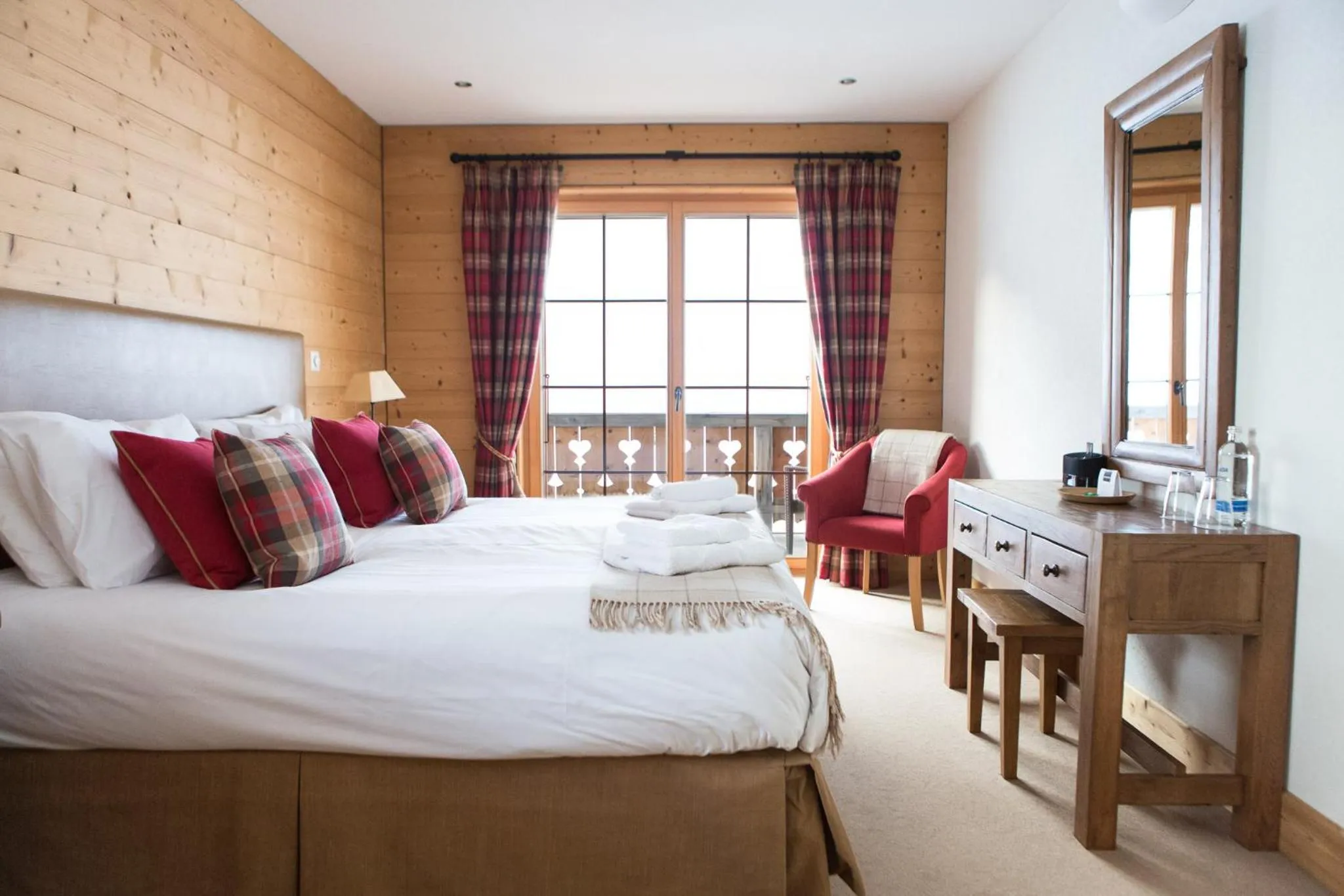 Bed in Mountain Lodge, Les Crosets