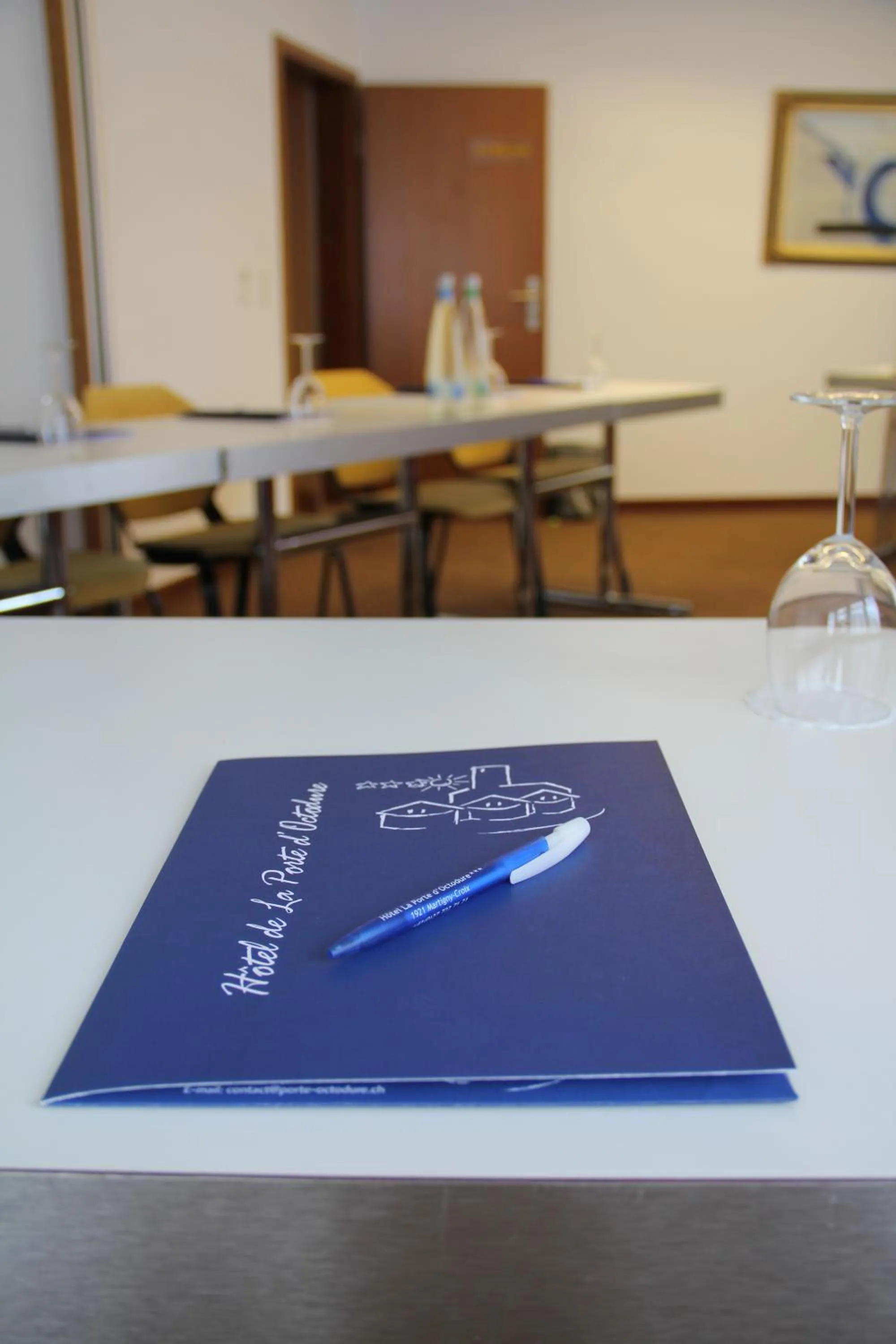 Decorative detail in Hotel Restaurant La Porte d'Octodure