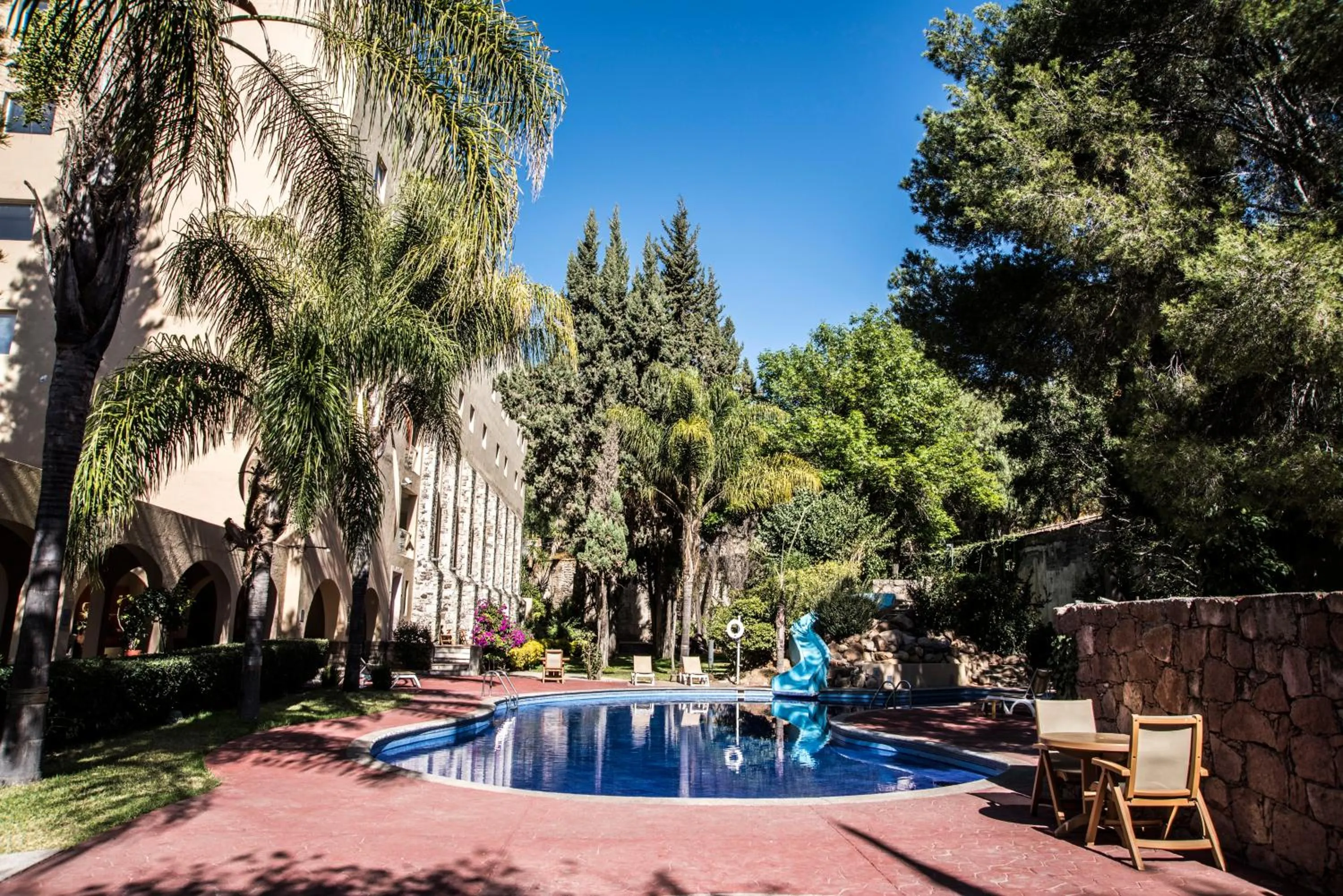 Garden in Hotel Ex-Hacienda San Xavier