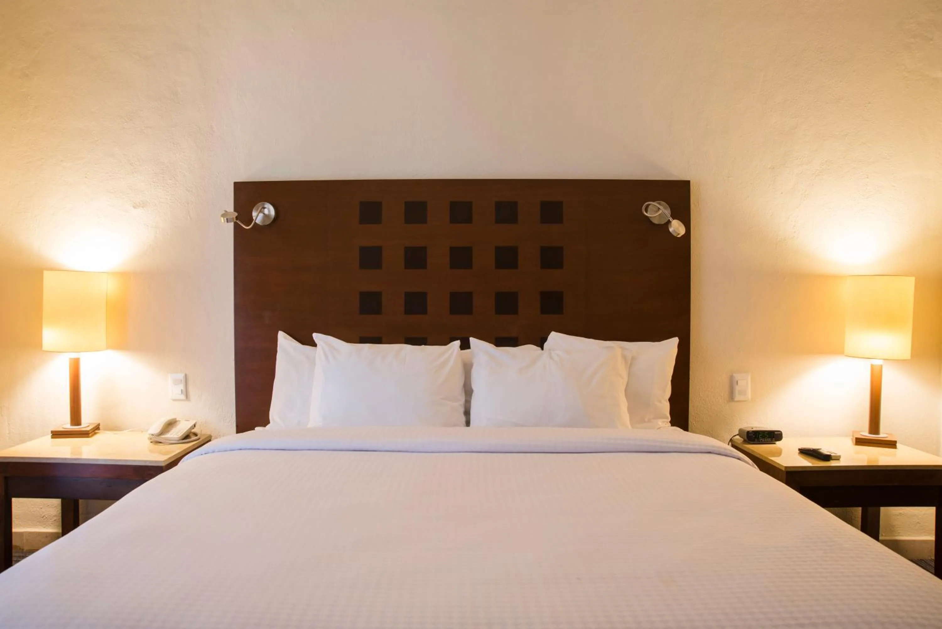 Bed in Hotel Ex-Hacienda San Xavier