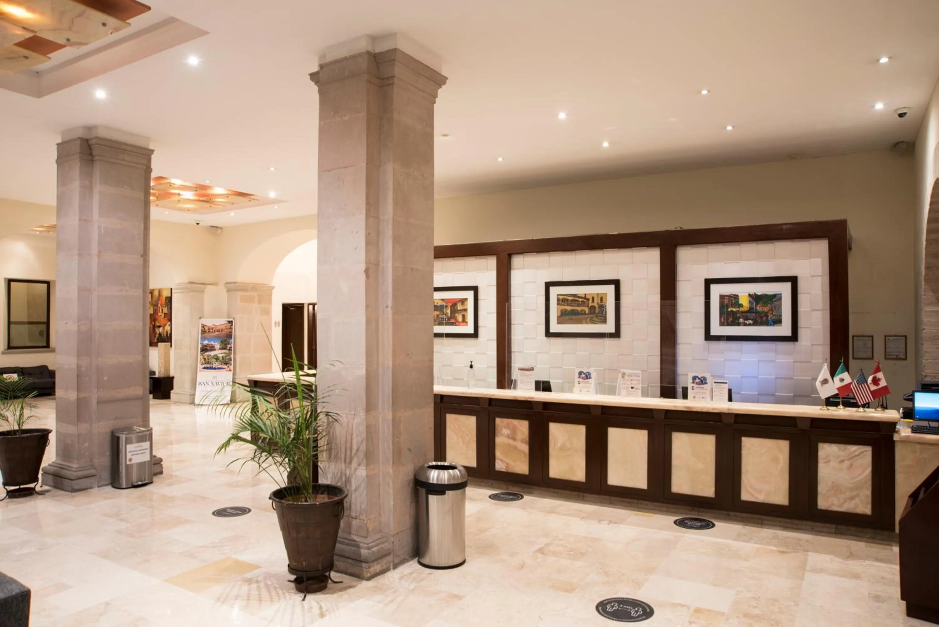 Lobby or reception in Hotel Ex-Hacienda San Xavier