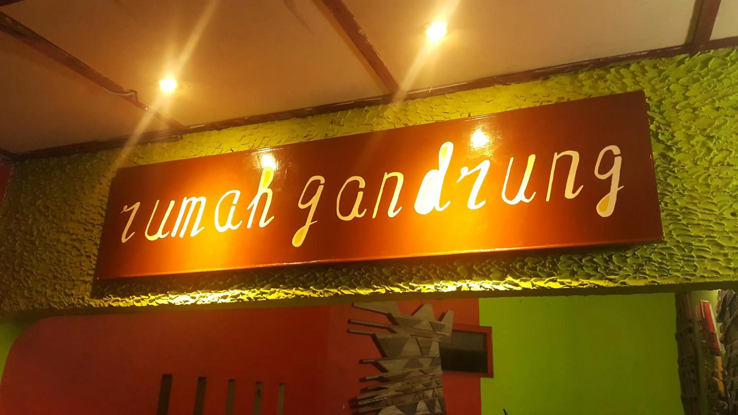 Facade/entrance in Rumah Gandrung