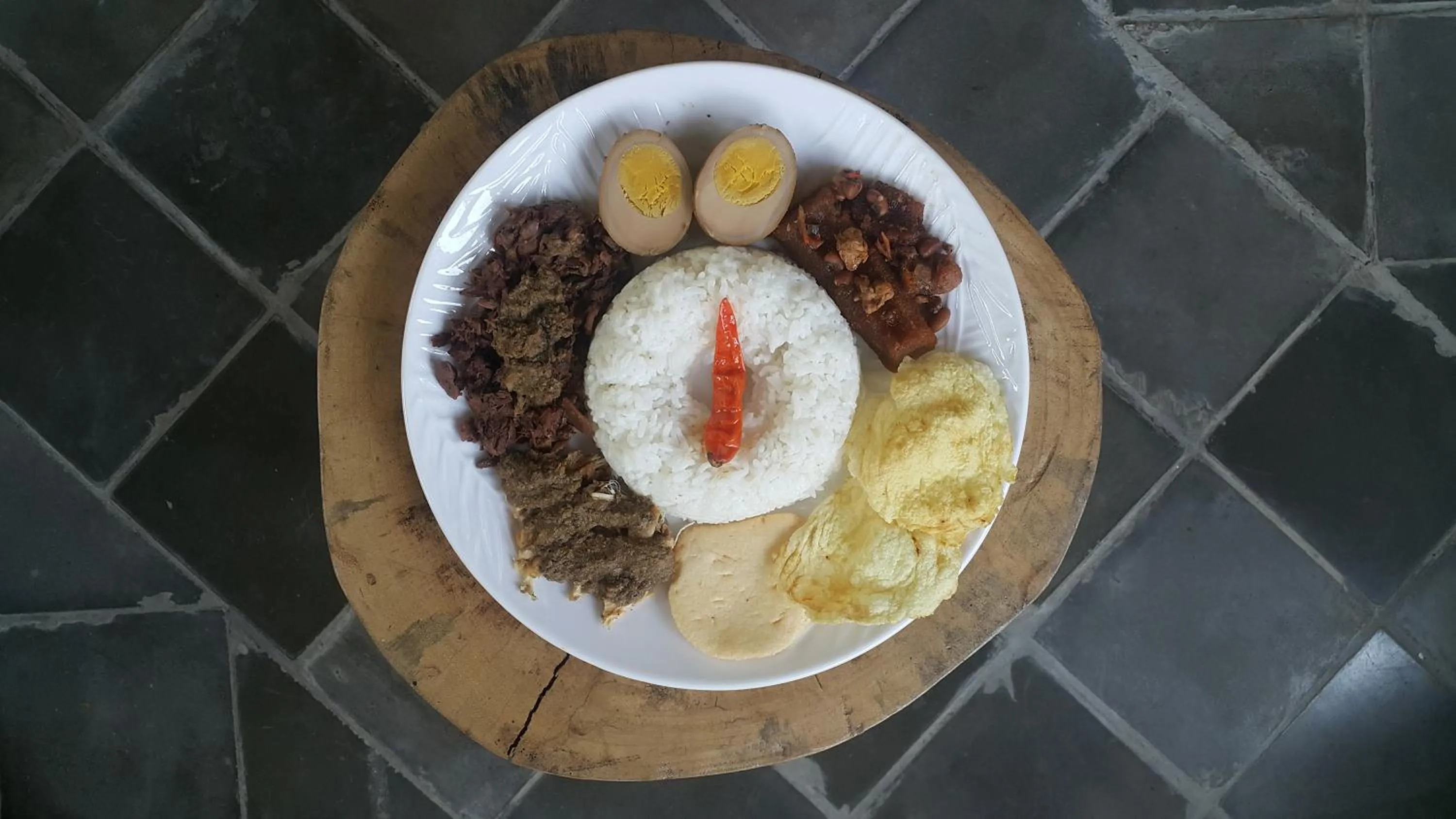 Asian breakfast in Rumah Gandrung