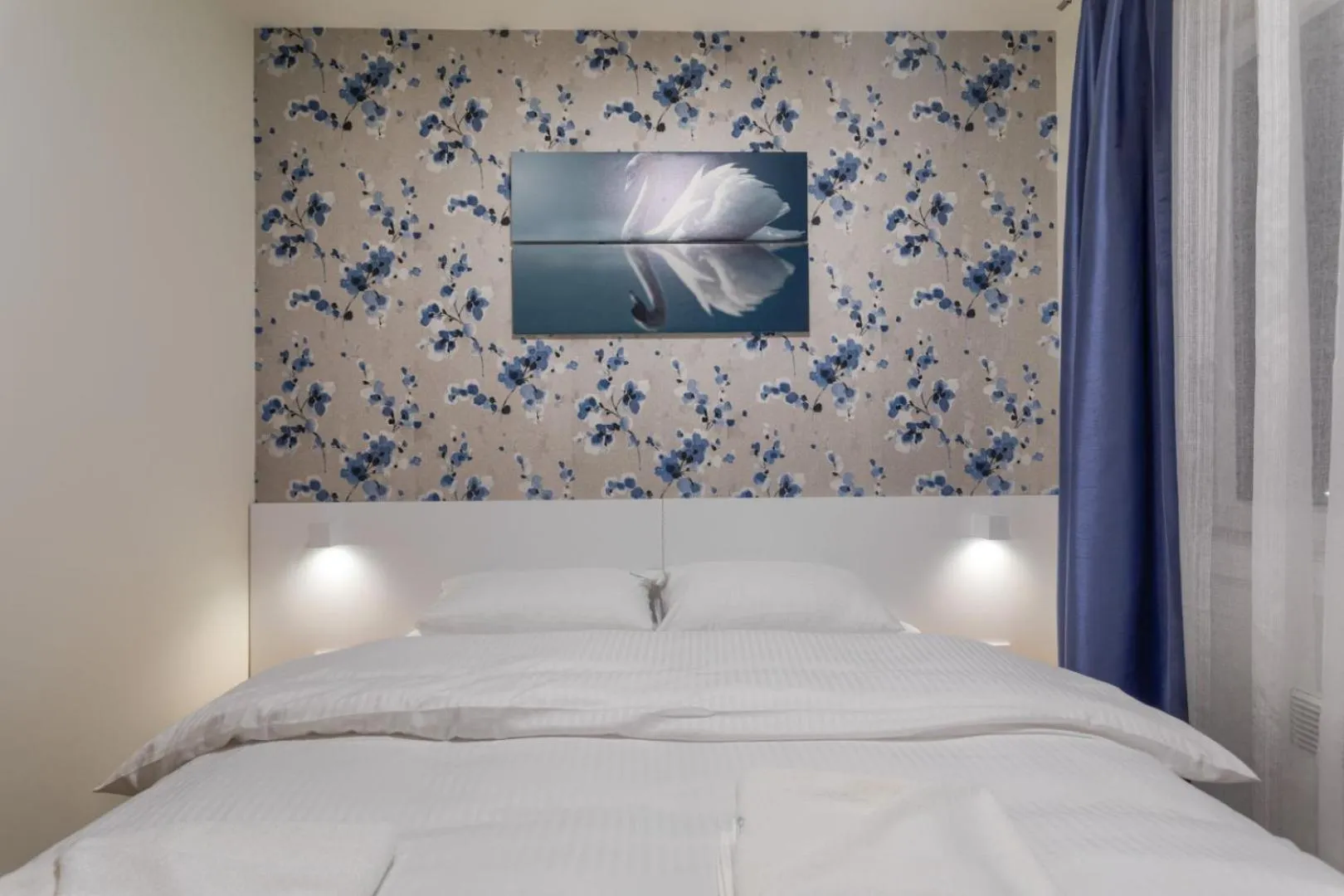 Bed in Vila Apartments Wellness&Spa