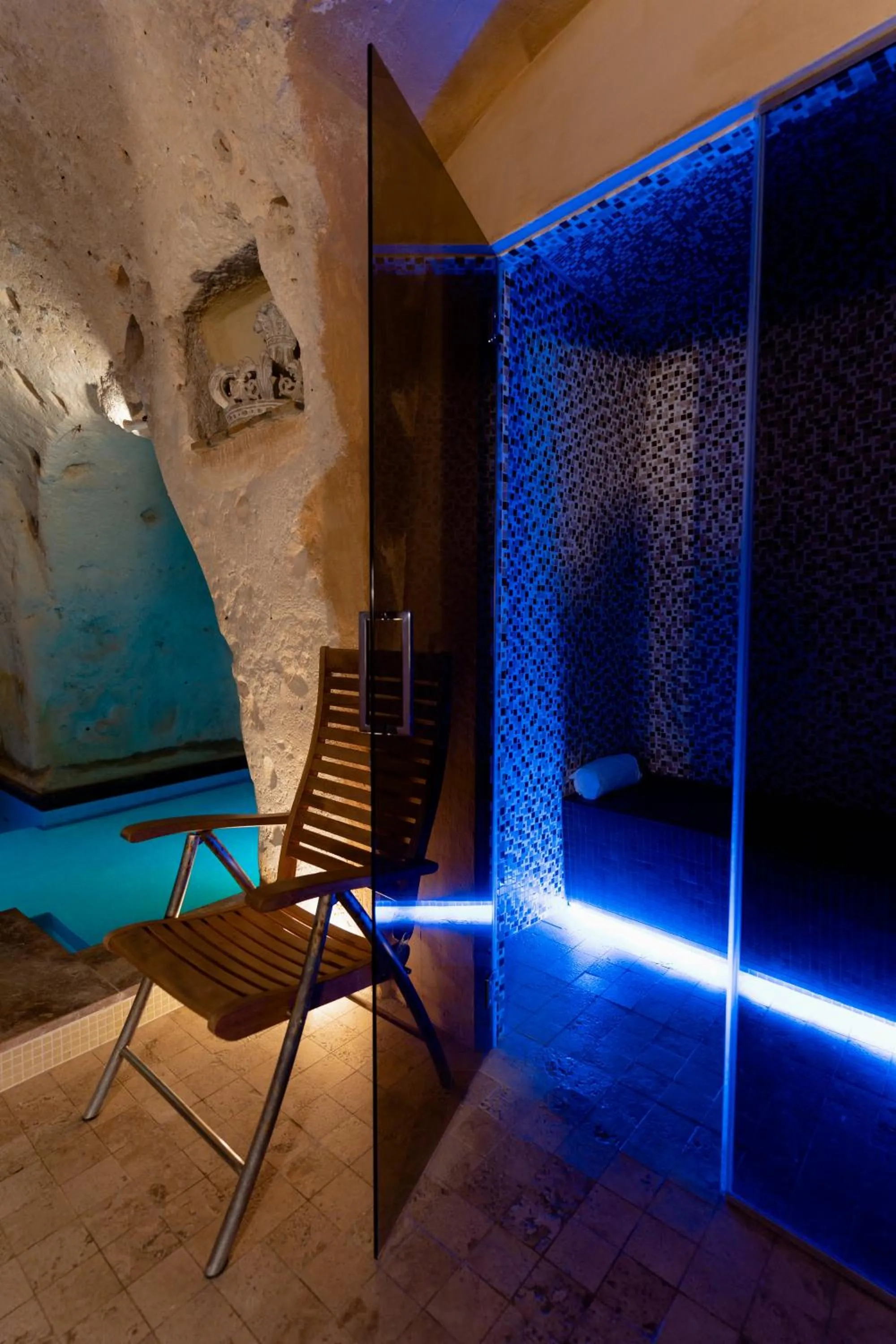 Steam room in Thymus Residence nei Sassi