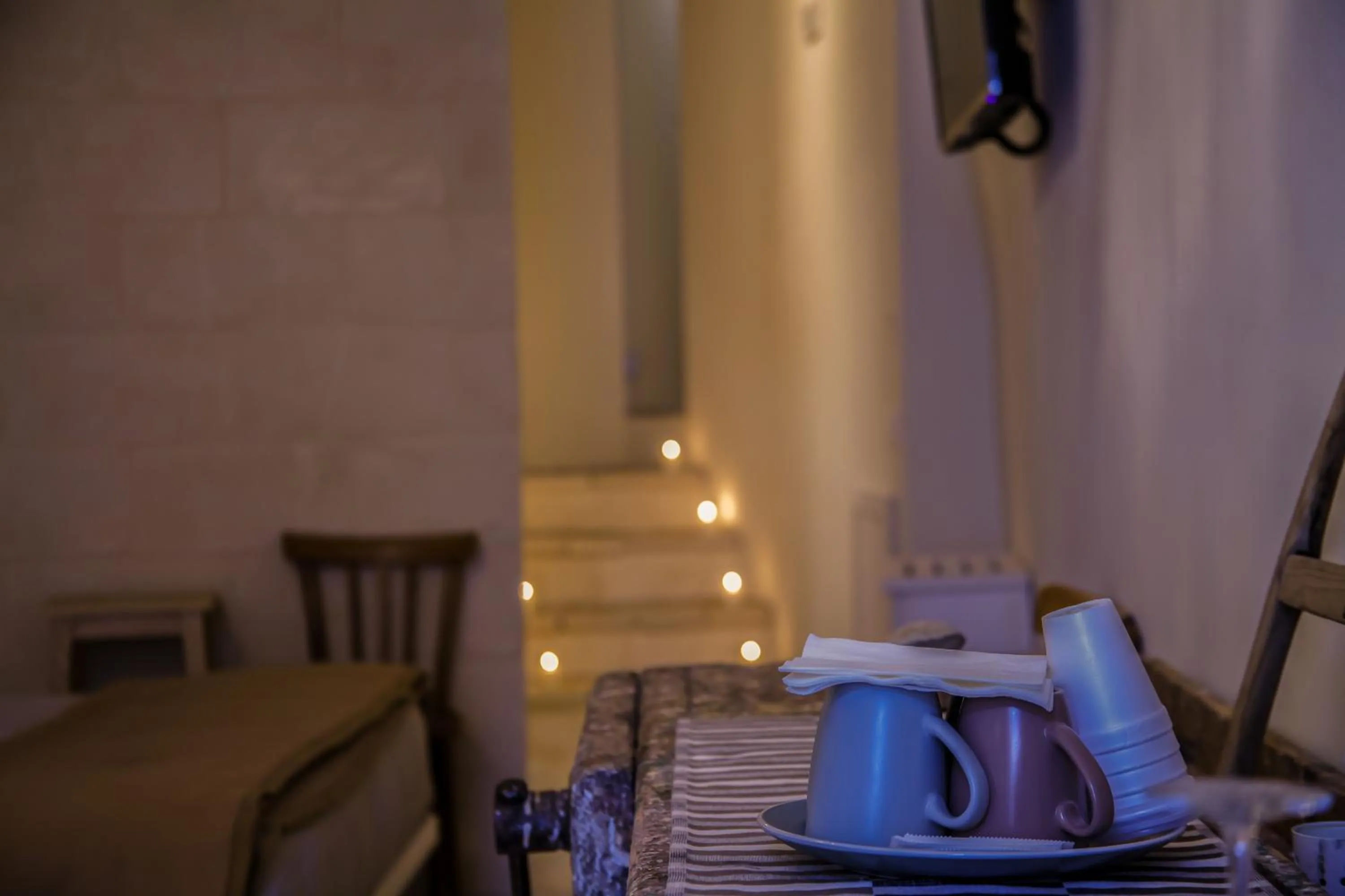 Decorative detail, Bed in Thymus Residence nei Sassi