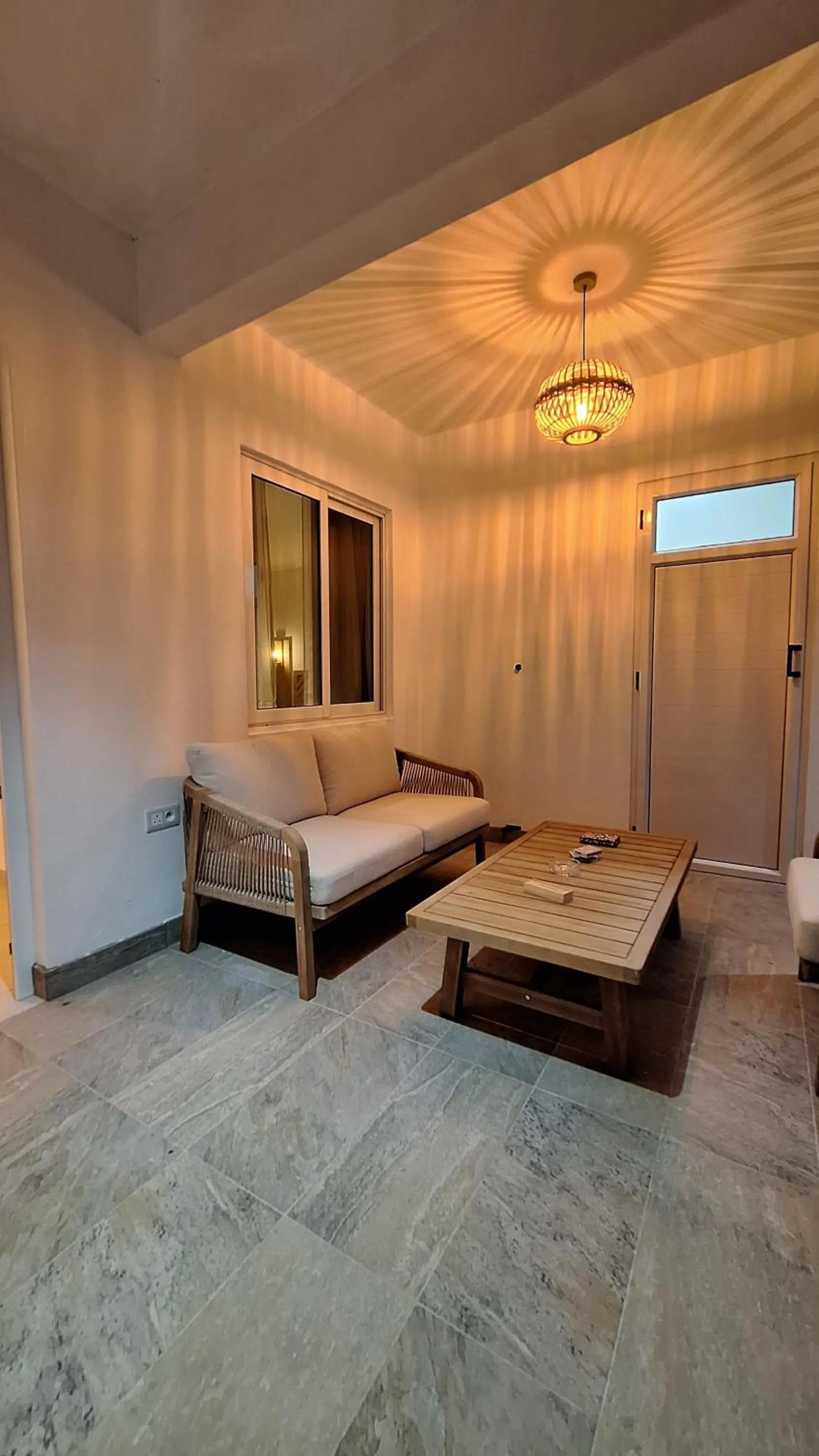 Seating area, Bed in Residence Capri - Mont Choisy