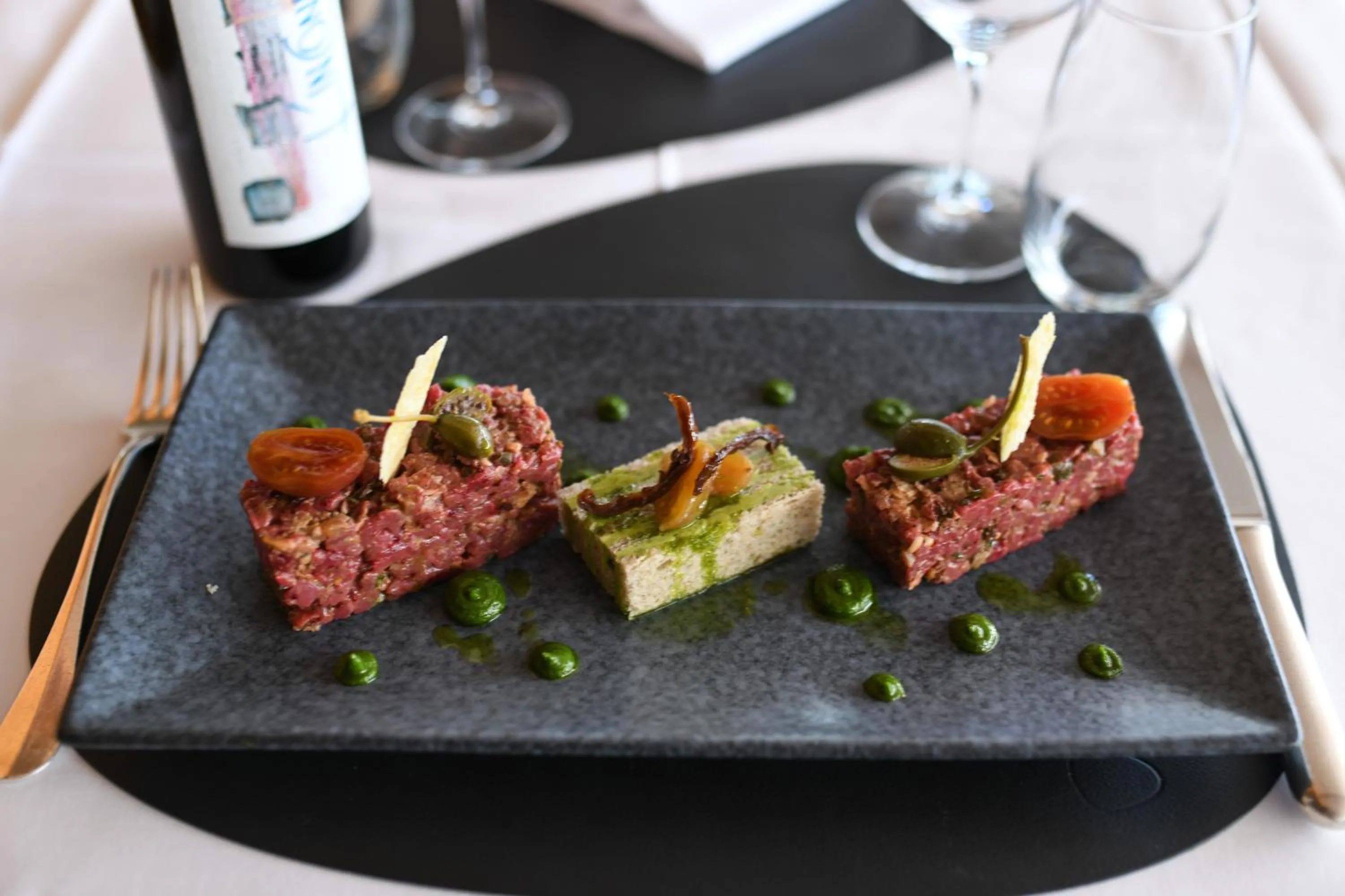 Restaurant/places to eat in Hotel le Beausite