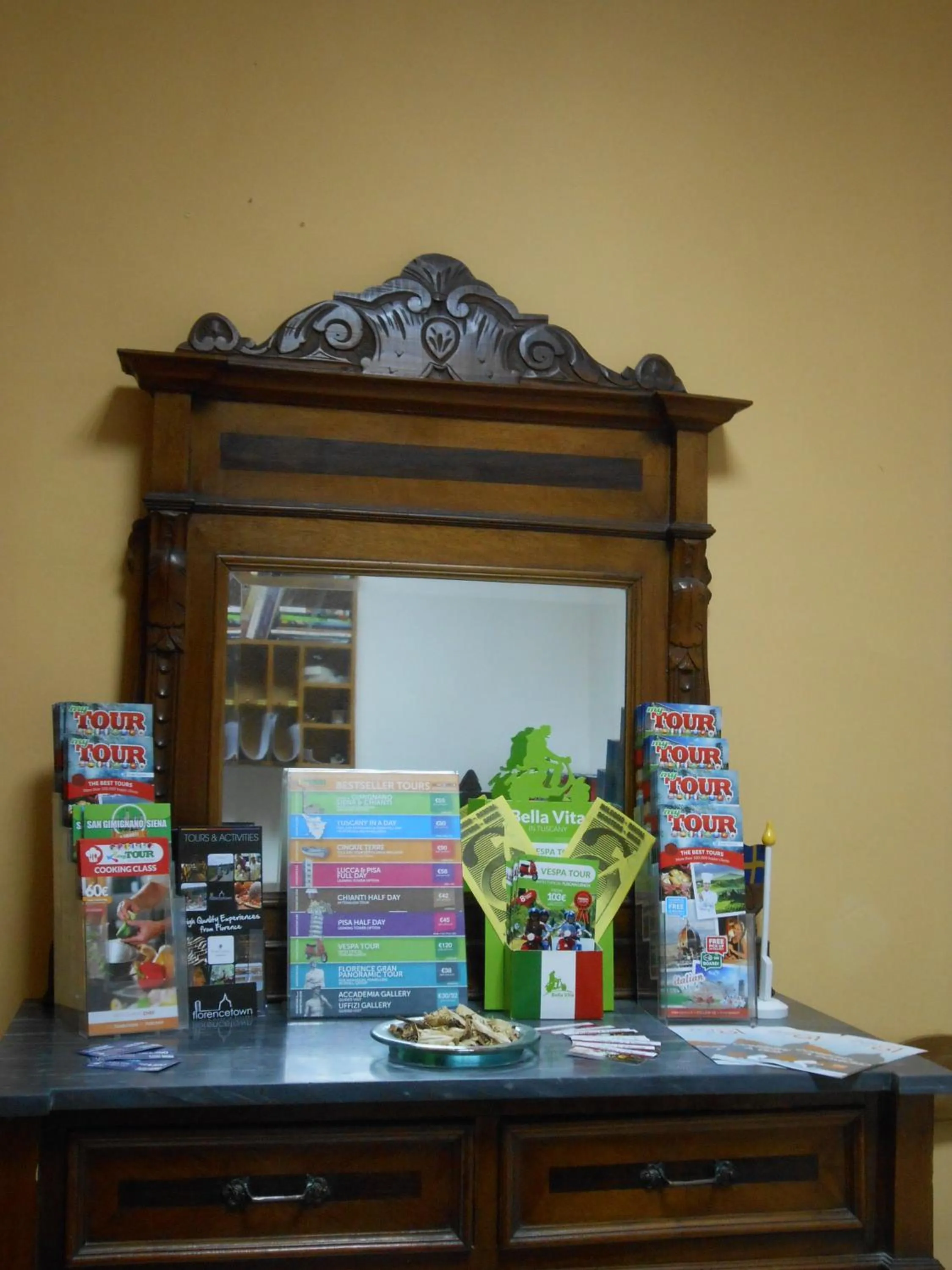 Lobby or reception in Hotel Aline