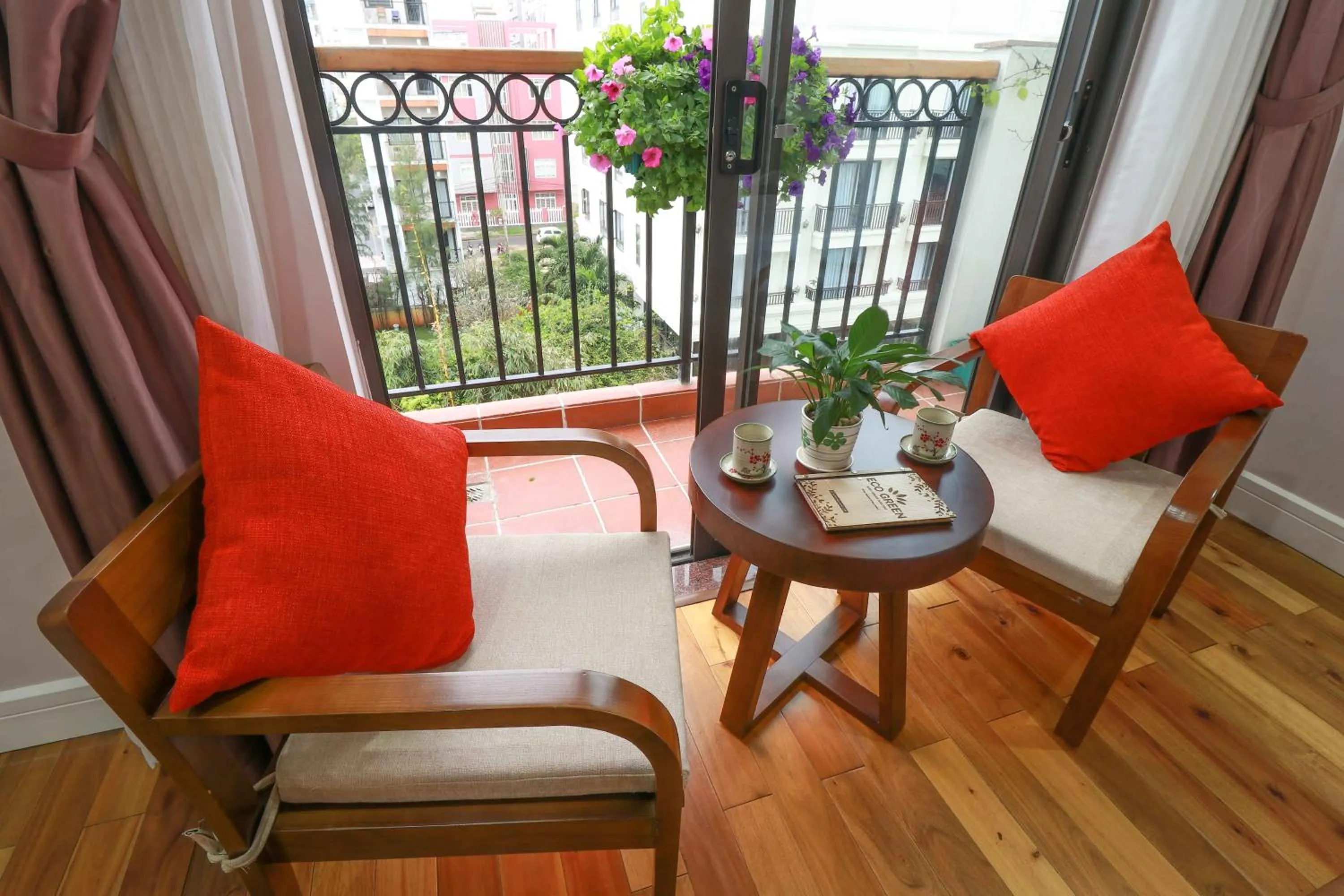 Balcony/Terrace in Eco Green Boutique Hotel Da Nang
